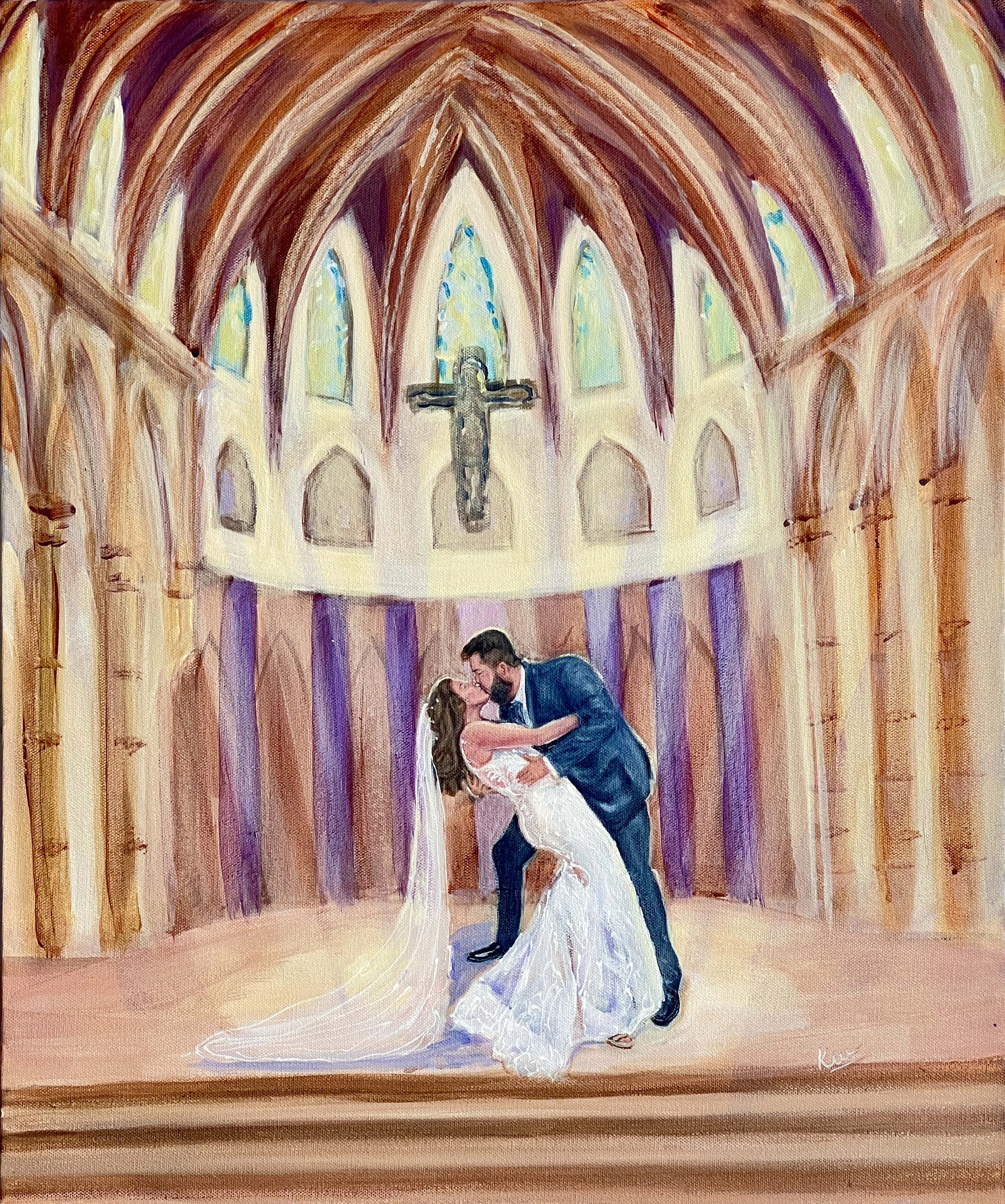 live-wedding-painting-holy-name-cathedral-kiss-ceremony.jpg
