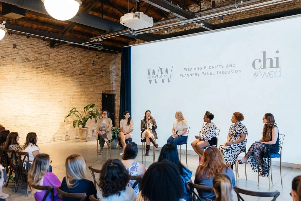 Florist &amp; Planner Panel Discussion from WedWork and CHI thee WED