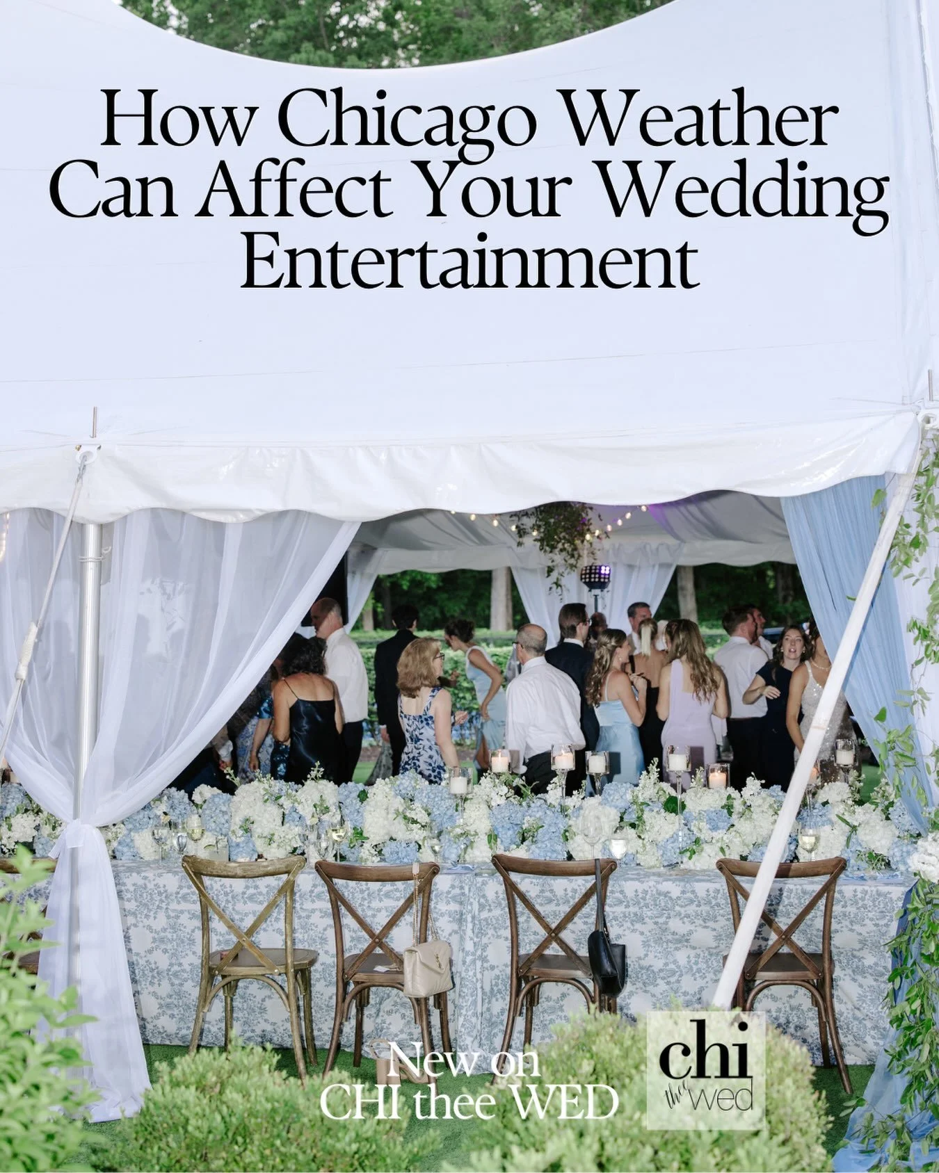New blog post from @totalharmonyent 
Whether you&rsquo;re getting married on a rooftop overlooking the skyline, in a garden, or at an outdoor venue in the suburbs, understanding how Chicago&rsquo;s weather can affect your wedding entertainment will h