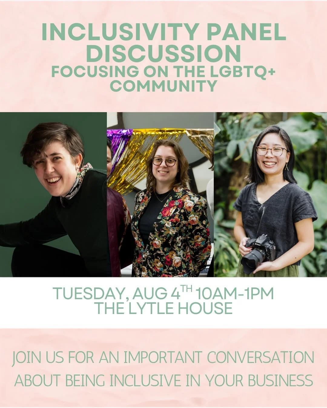 Please join us for an upcoming event with @chitheewed and the creators of the @chicagoqueerweddingshow. Are you inclusive in your wedding business? On August 4th, join us at @thelytlehouse for an important discussion about what it means to be inclusi