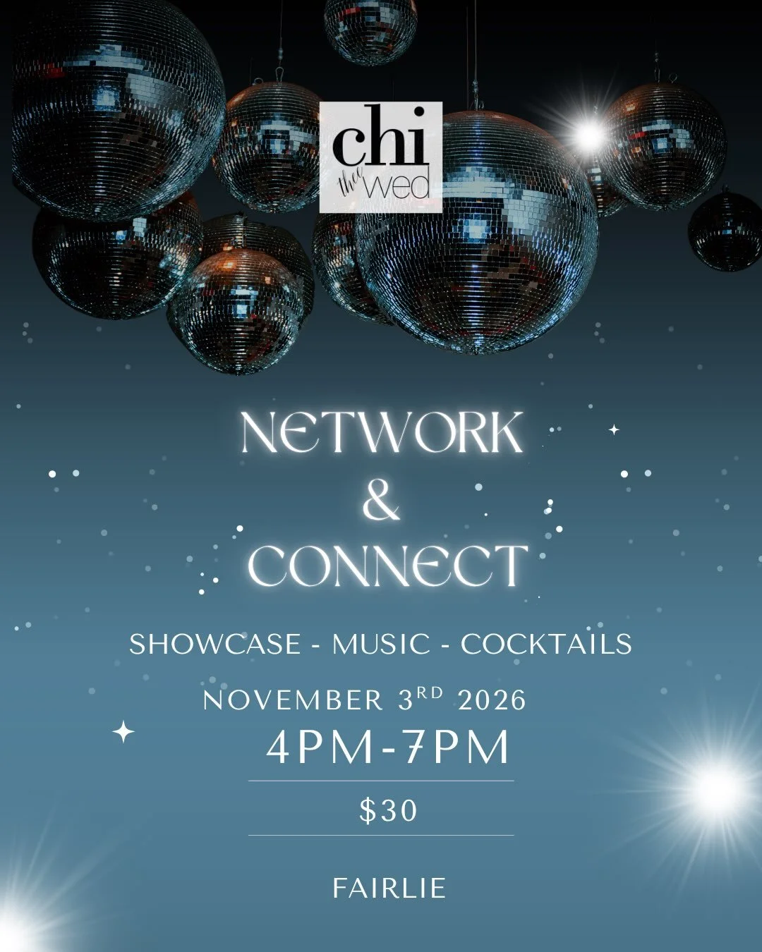 Ready to celebrate the end of a successful wedding season? We are! 
Grab your tickets to @chitheewed&rsquo;s end of season bash at @fairliechicago on November 3rd! The event will be full of fun entertainment, food, drinks and a showcase&hellip; plus 