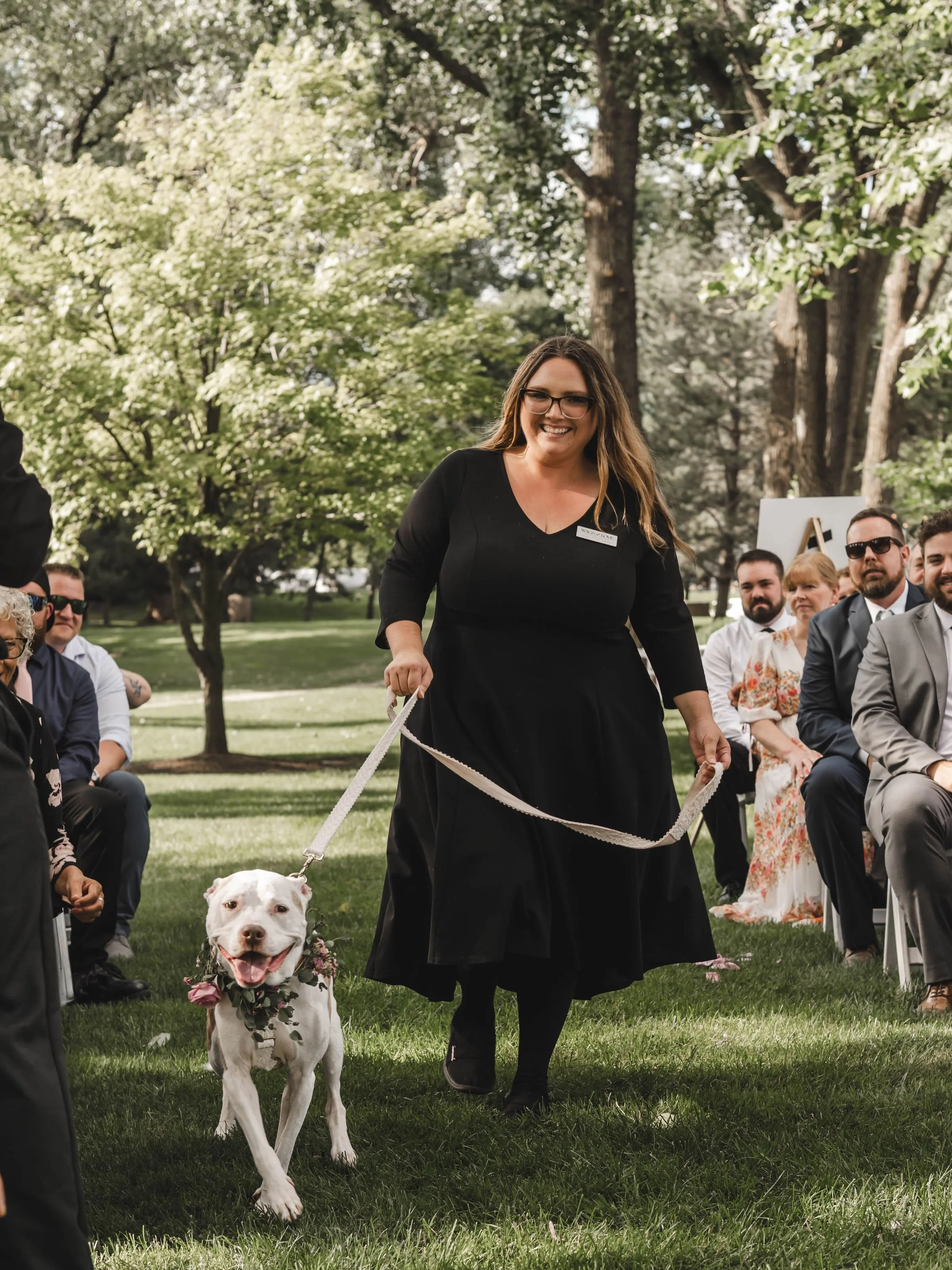 Want to have your pupper attend your wedding but don&rsquo;t have anyone to watch them throughout the day? 
@wags_of_love is a luxury and award winning dog wedding attendant service serving Chicagoland and Wisconsin. They make it effortless to includ