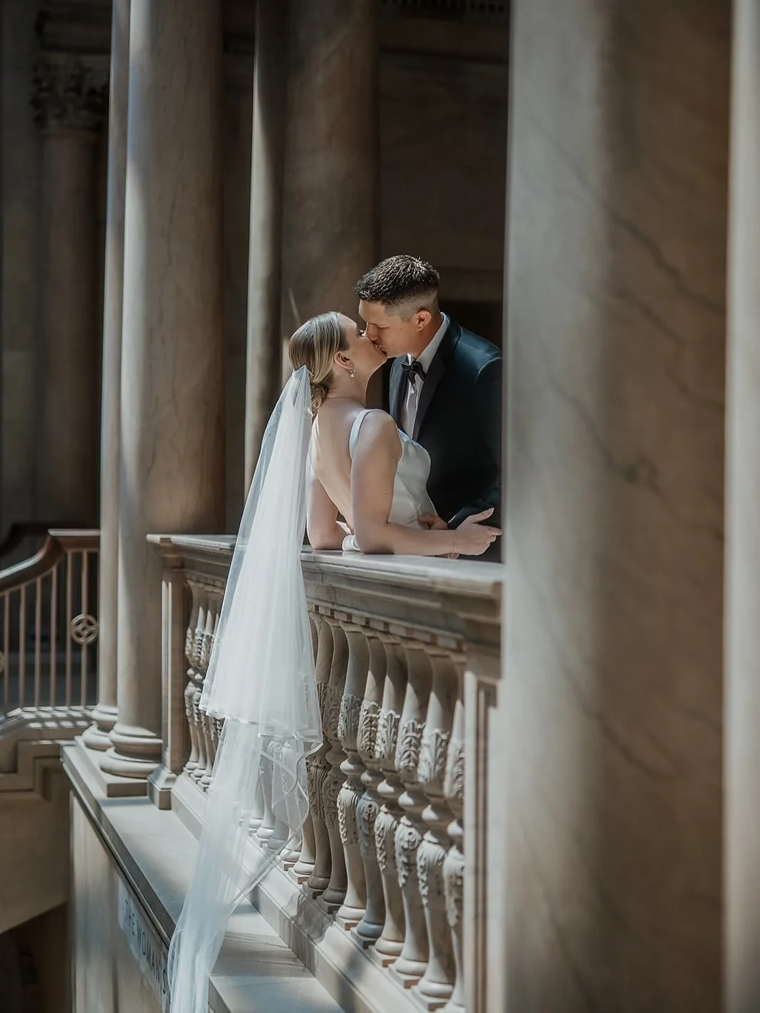 Timeless in the City is a styled editorial built around restraint. Ashlee Stapleton of Ashlee Stapleton Events planned and coordinated it and modeled as the bride, with her husband Jason stepping in as the groom. I built the shot plan - the locations