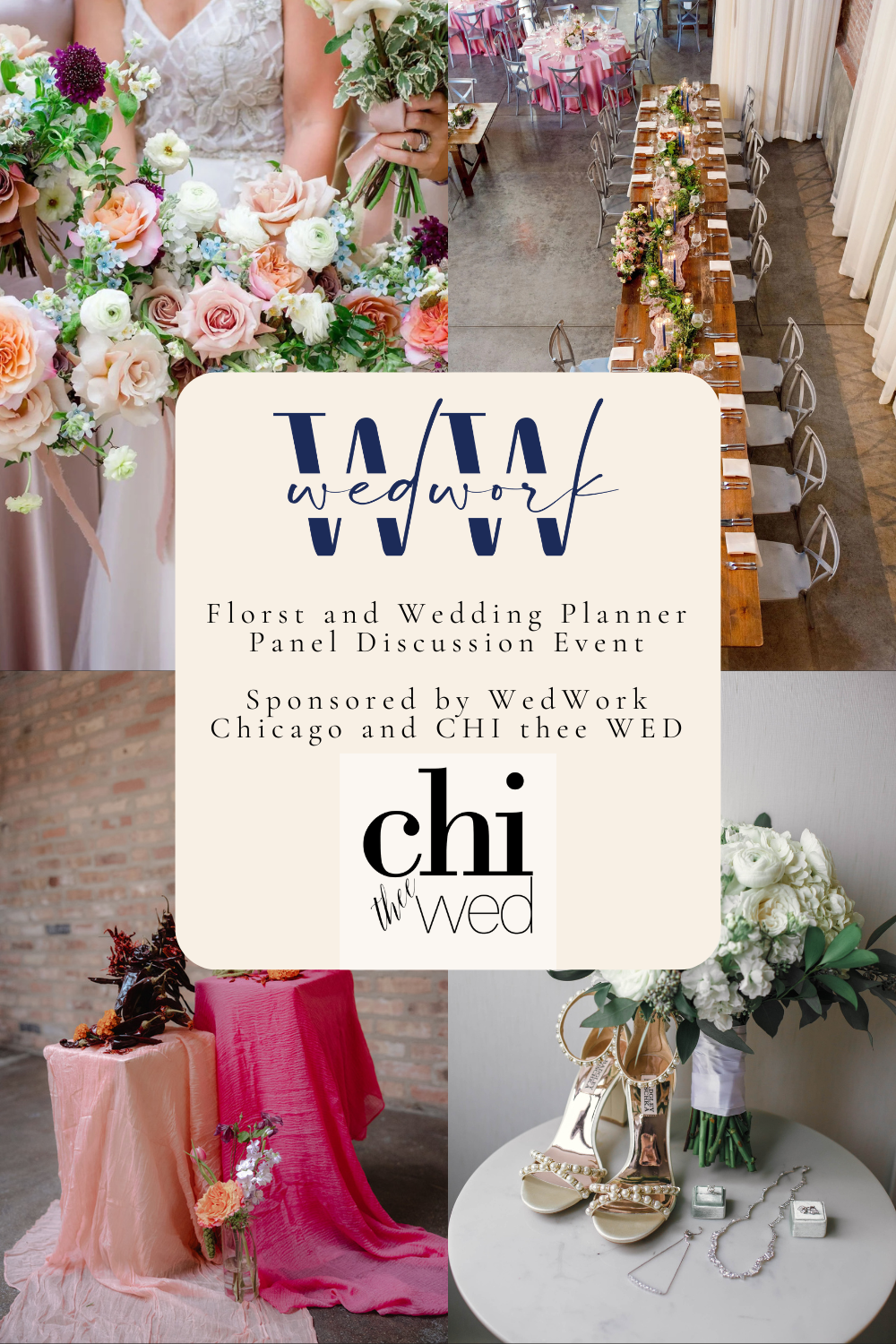 Florist and Planner Panel Discussion from WedWork & CHI thee WED
