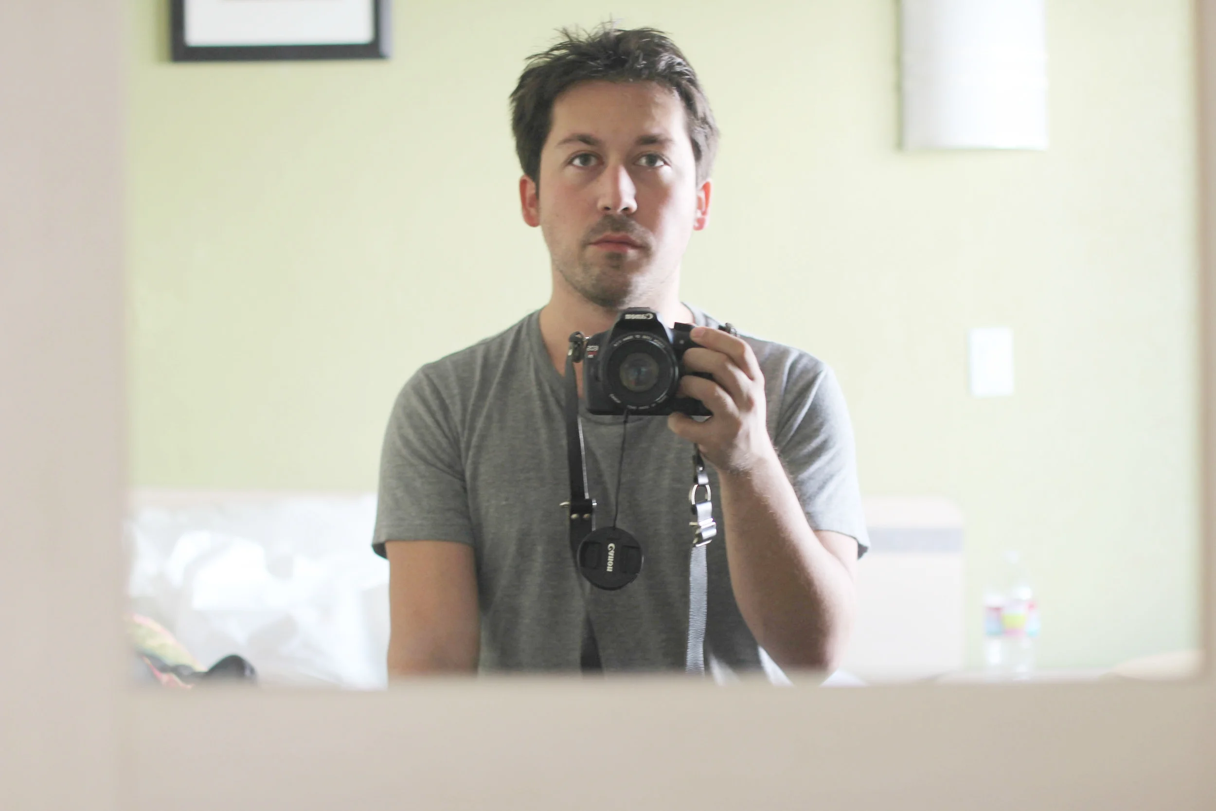 Me in 2016 attempting to look cool in a motel mirror. Hollywood, CA.