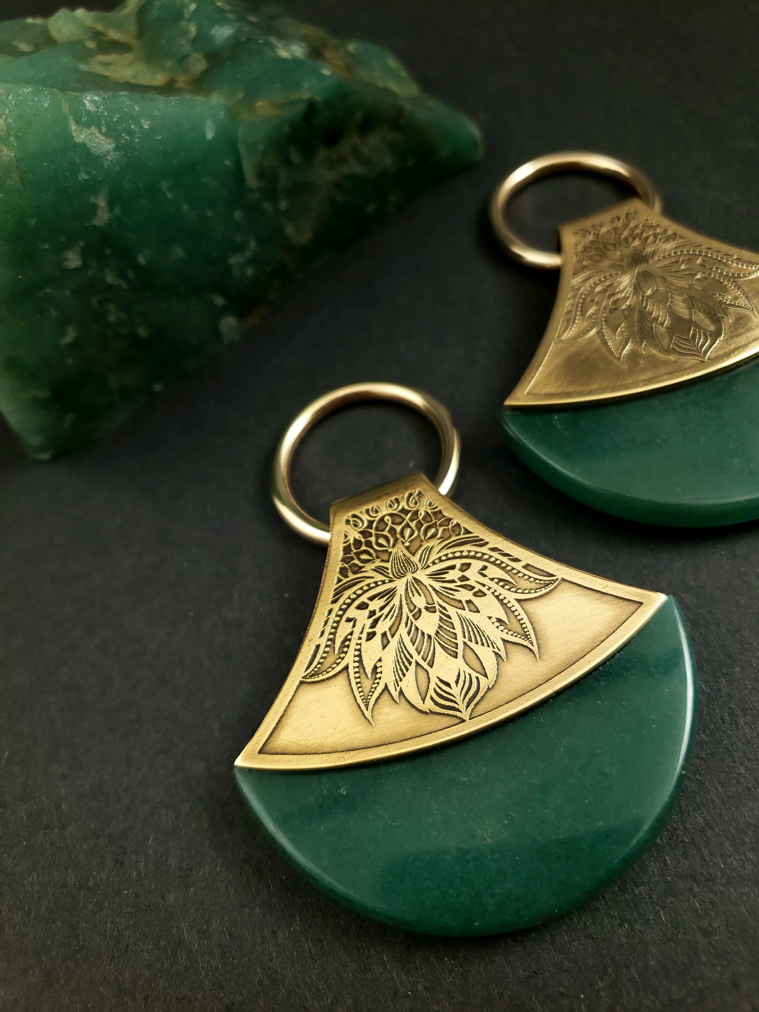 emerald quartz earweights 2.jpg