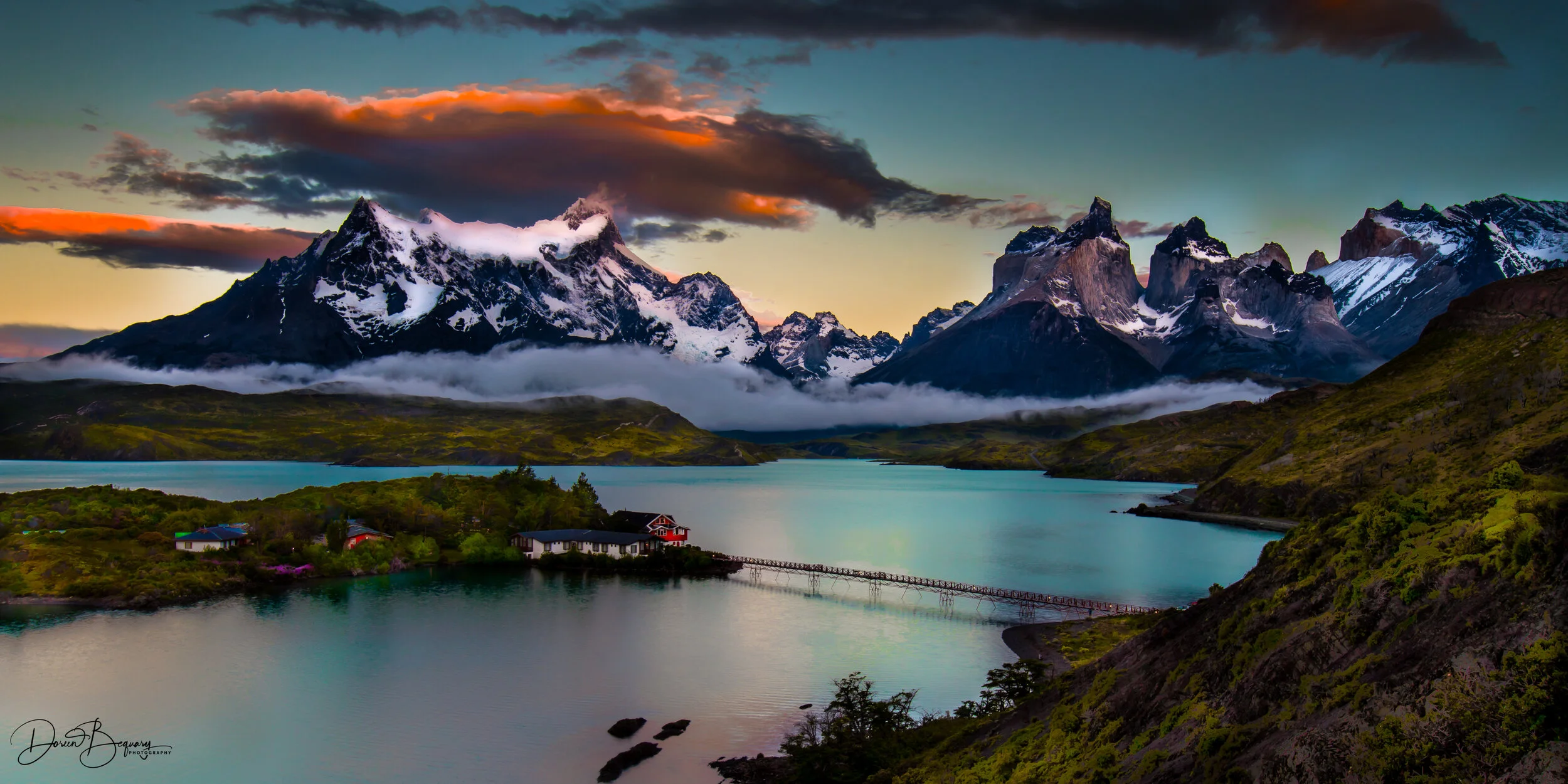 Lake Pehoe, Torres del Paine, ChileClick here to order; PRINT# DBC-301