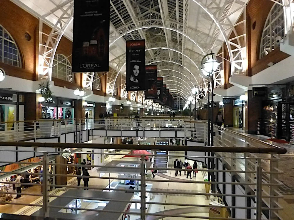 Upscale mall in Cape Town