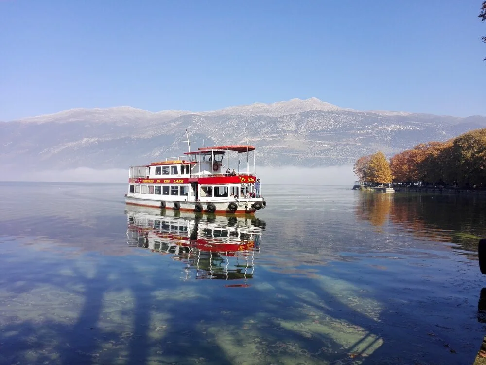 Ioannina lake boat, Lake Pamvotida