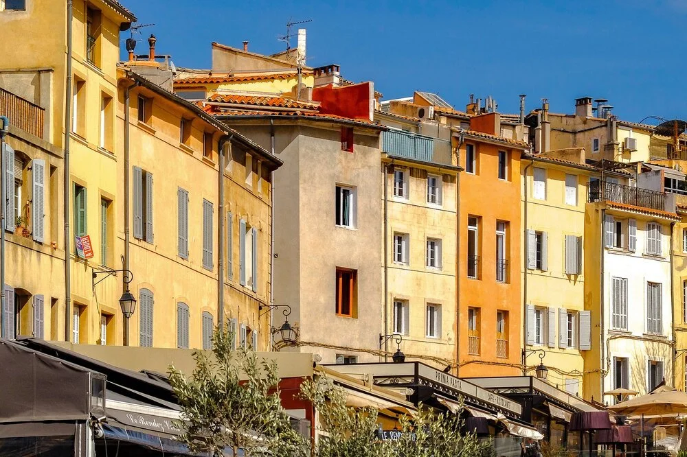 The town of Aix-en-Provence