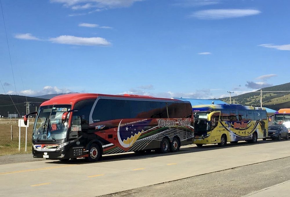 The Bus that takes you to Argentina Patagonia