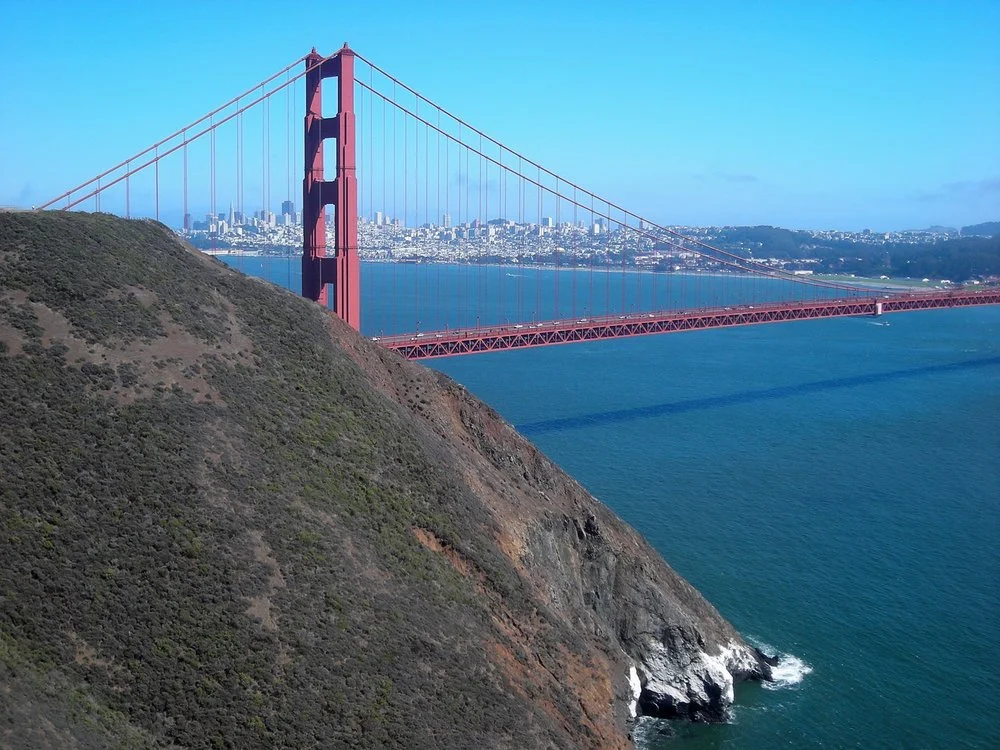 View of San Francisco from Hawk Hill