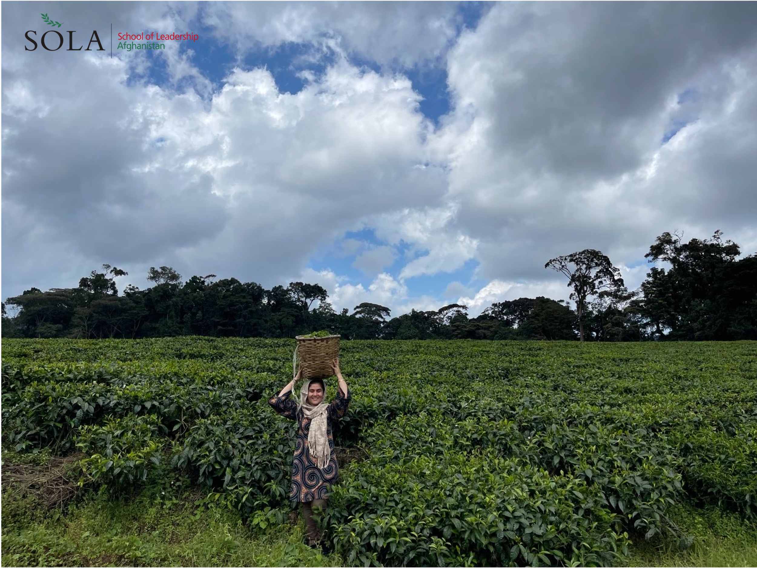  SOLA took a field trip to a tea farm in Rwanda. 