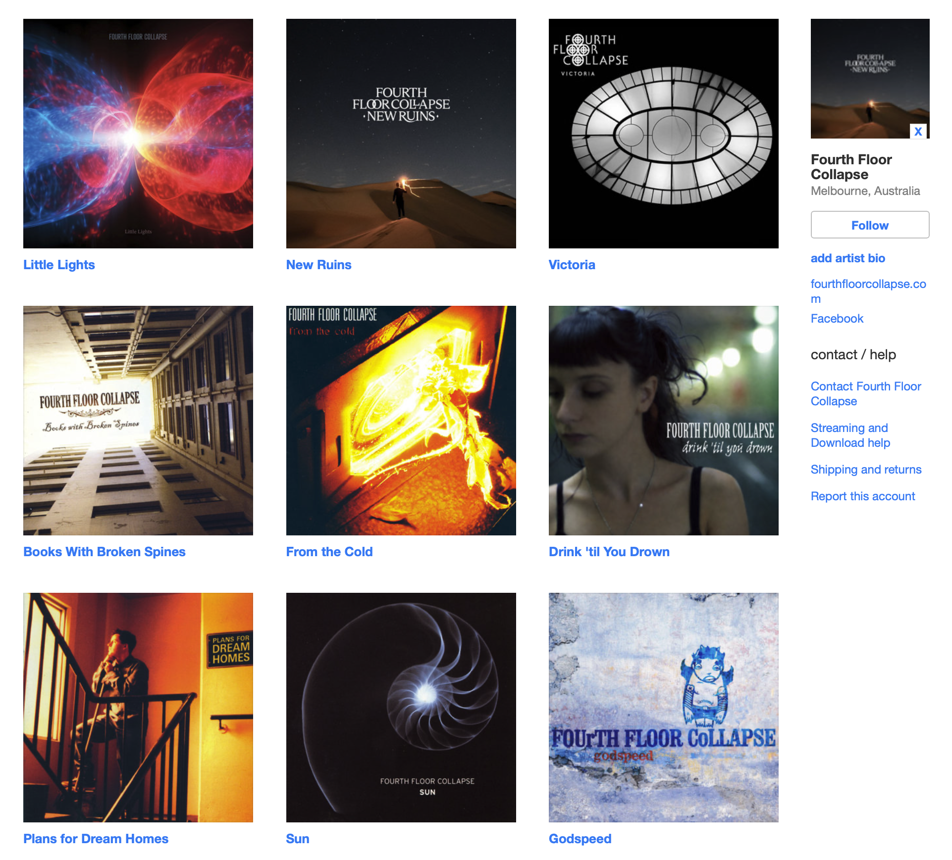 Fourth Floor Collapse on Bandcamp