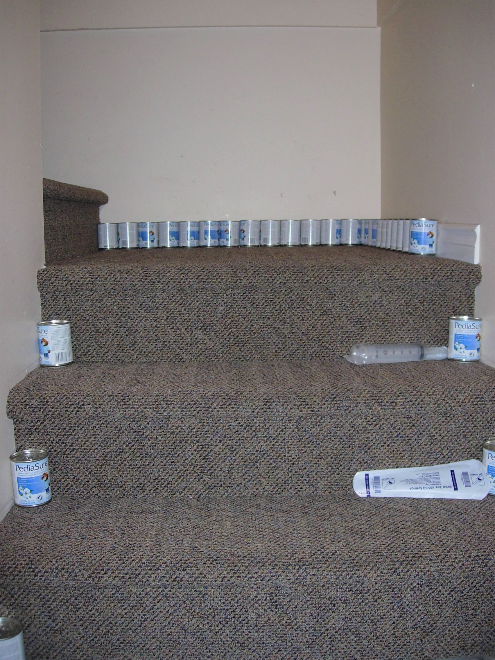 Syringes and Pediasure