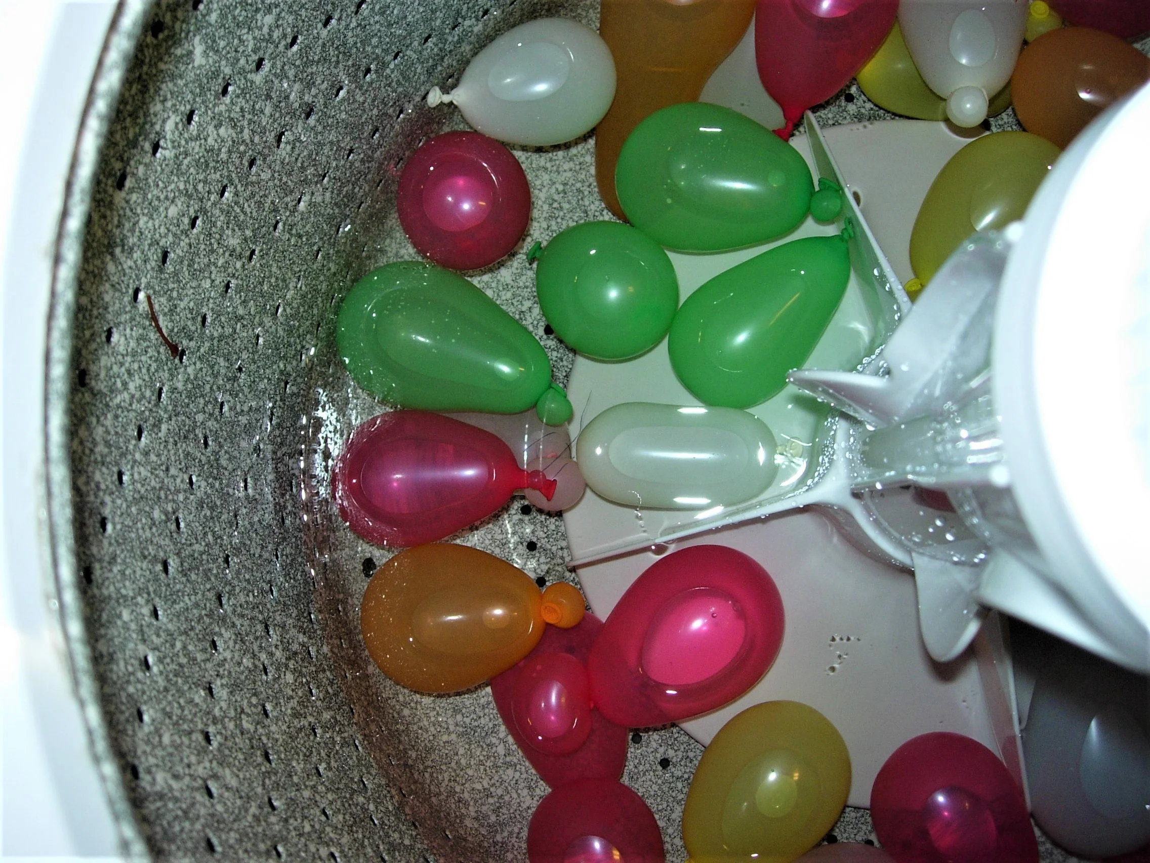 Washing Balloons July 2008