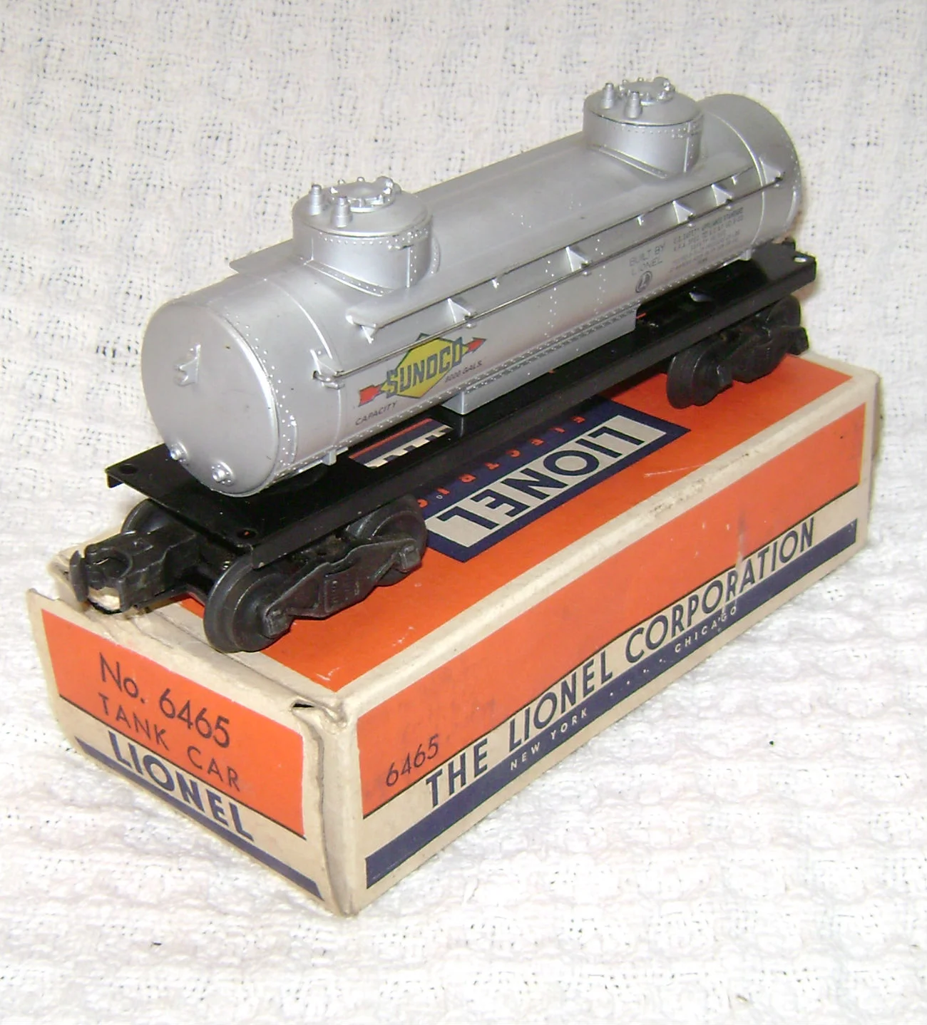 lionel sunoco tank car 6465