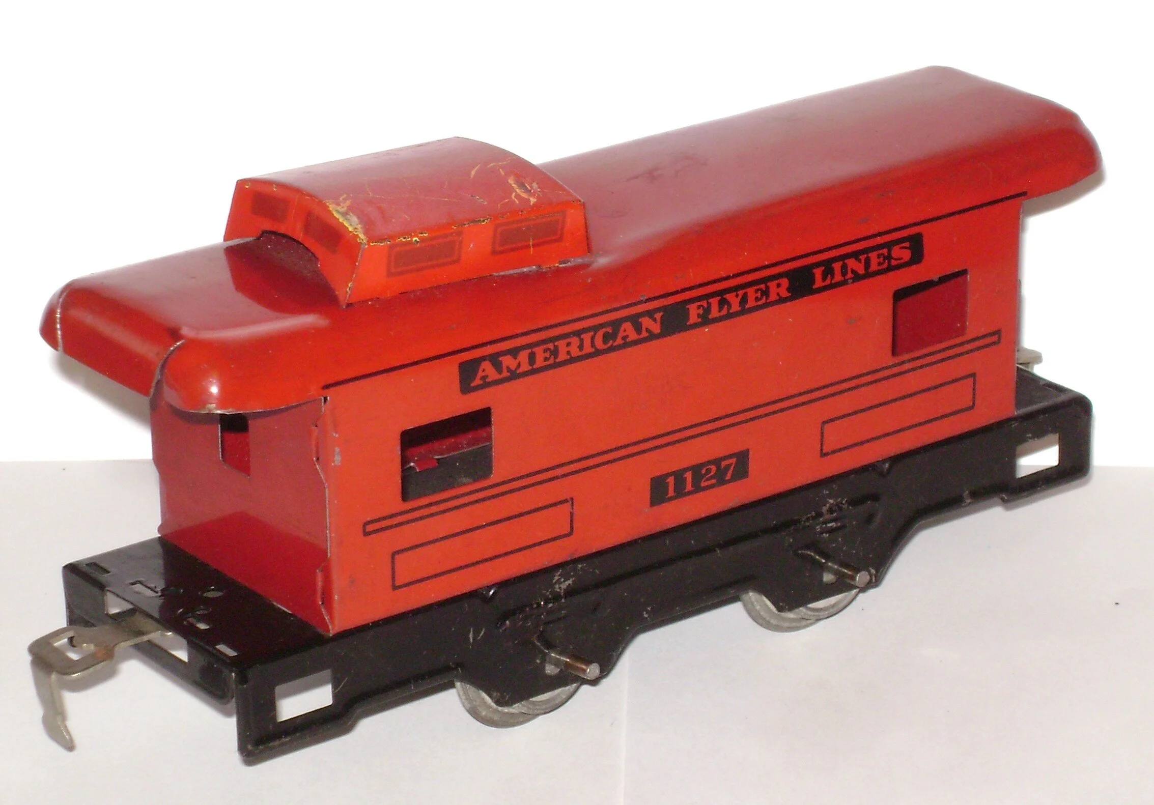 Clean American Flyer 1127 Caboose — Tobias Toys & Trains