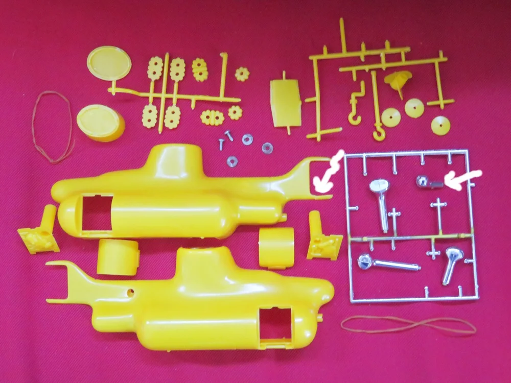 Scarce MPC Beatles Yellow Submarine Model Kit — Tobias Toys & Trains