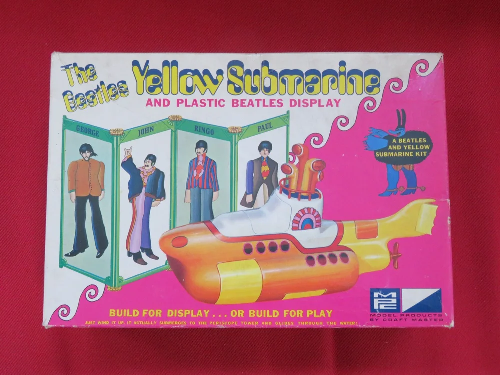 Scarce MPC Beatles Yellow Submarine Model Kit — Tobias Toys & Trains