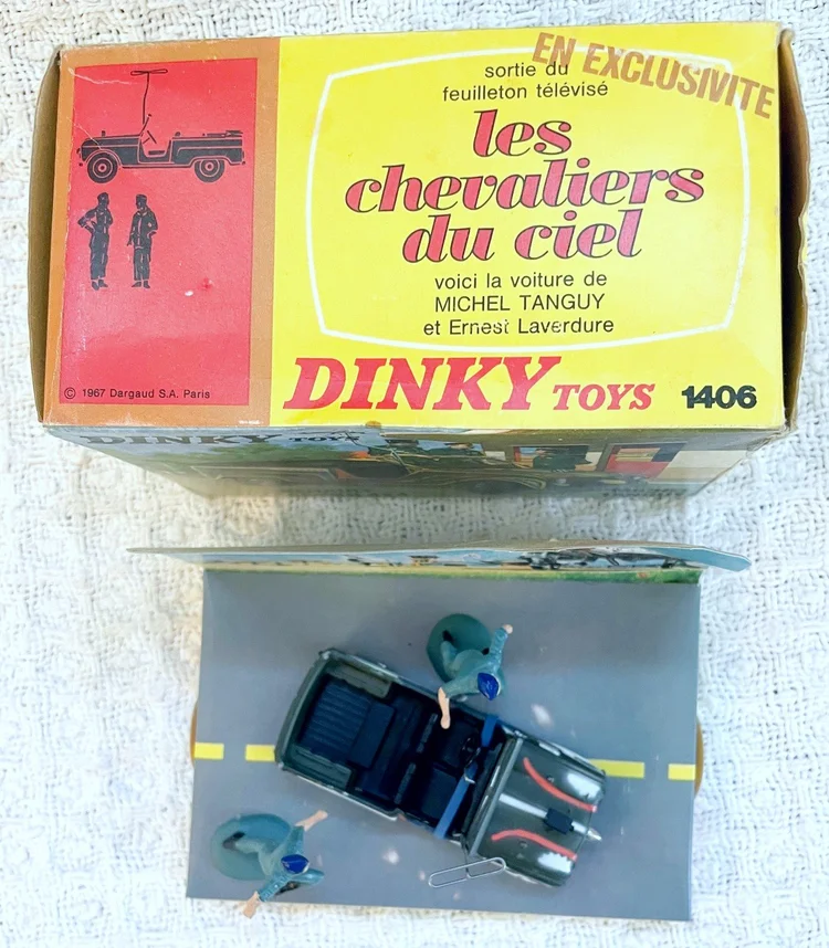 Dinky Toys 1406 Renault Sinpar 4x4 Michel Tanguy - 1967, Made In France