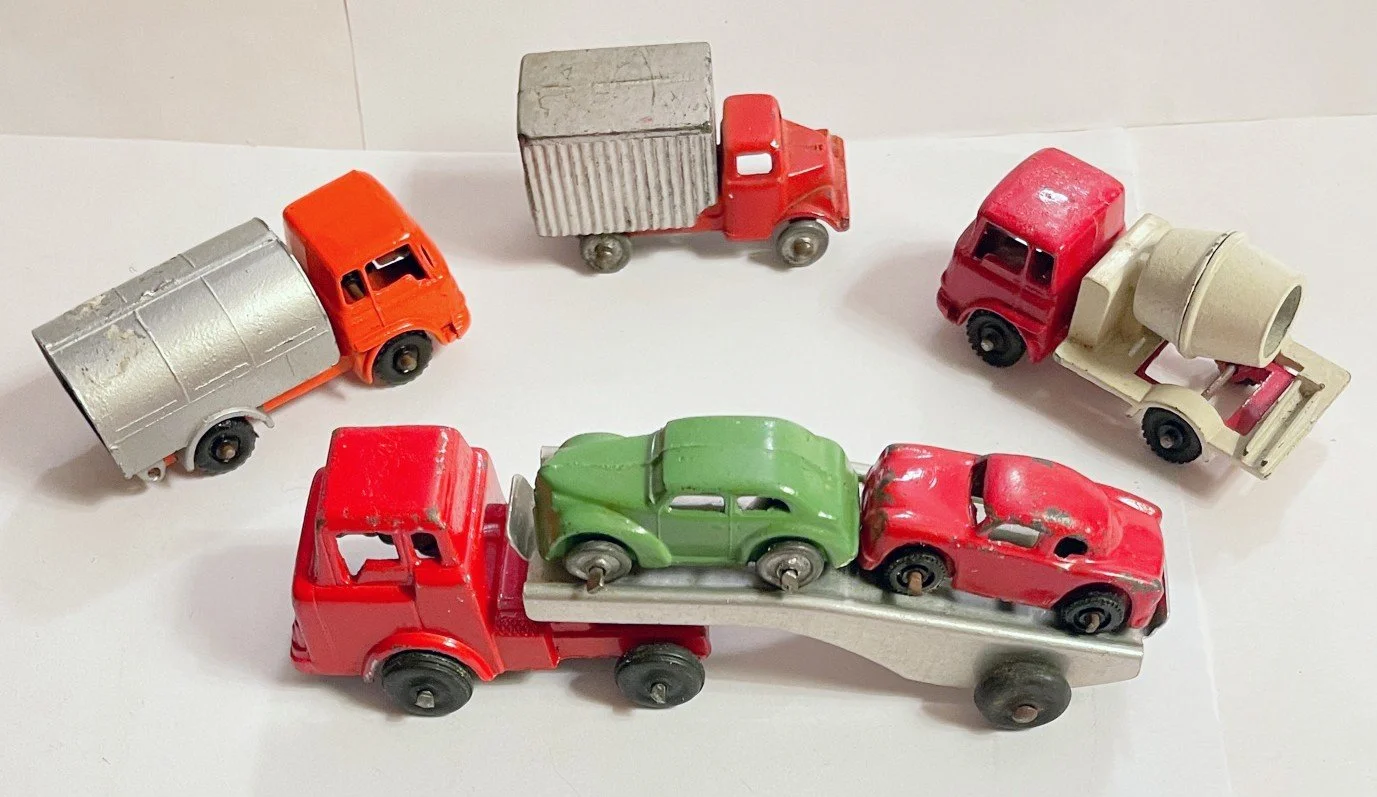 5 Vintage Barclay Trucks — Tobias Toys & Trains