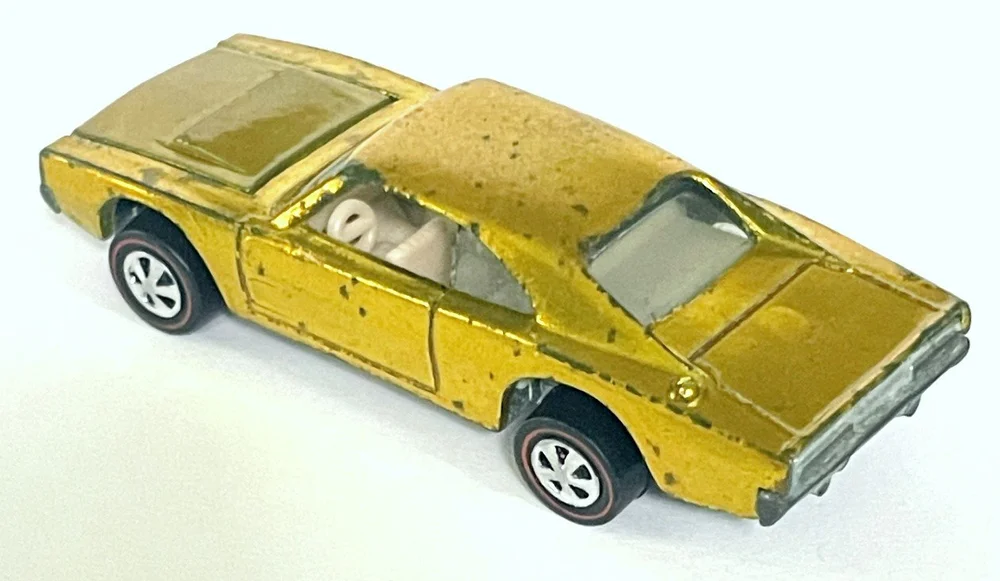 Scarce 1968 Mattel Hot Wheels Red Line Dodge Charger — Tobias Toys Trains - Main Image