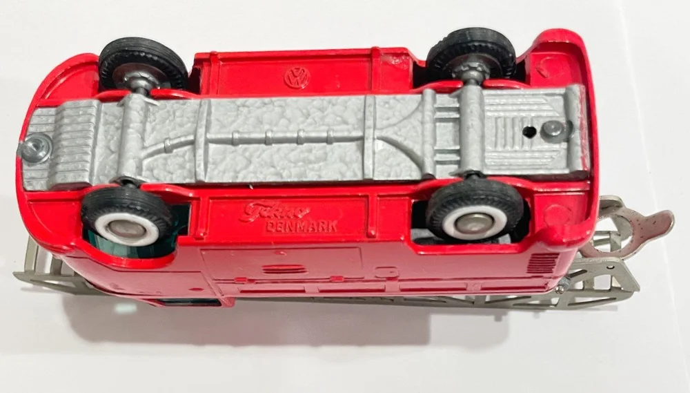Jouet Ancien Tekno Pompiers Falk 1950 - Camion De Pompier Vintage