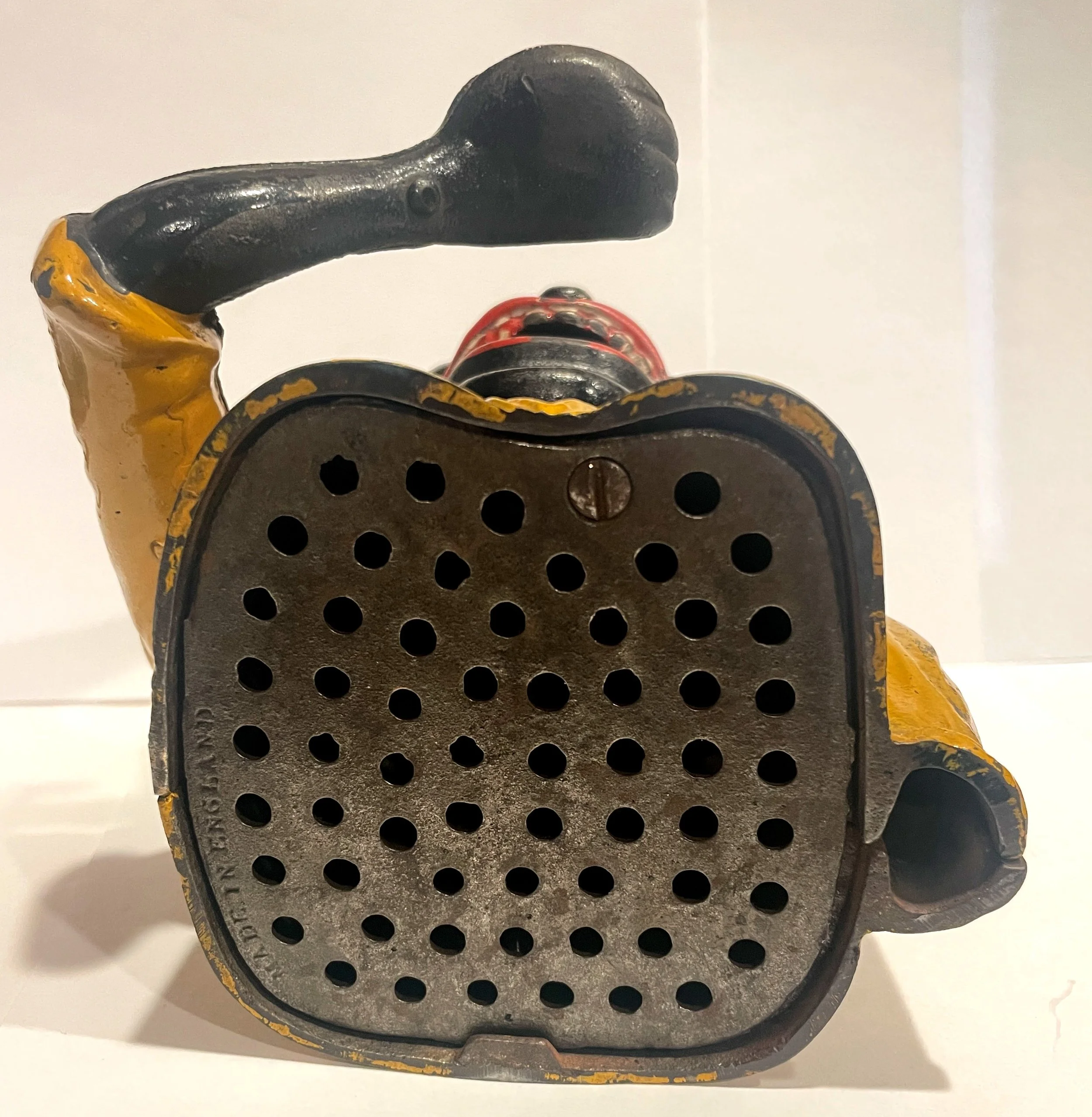 アンティーク雑貨 Cast Iron Dinah Mechanical Bank Lot - DINAH PAINTED CAST IRON MECHANICAL BANK