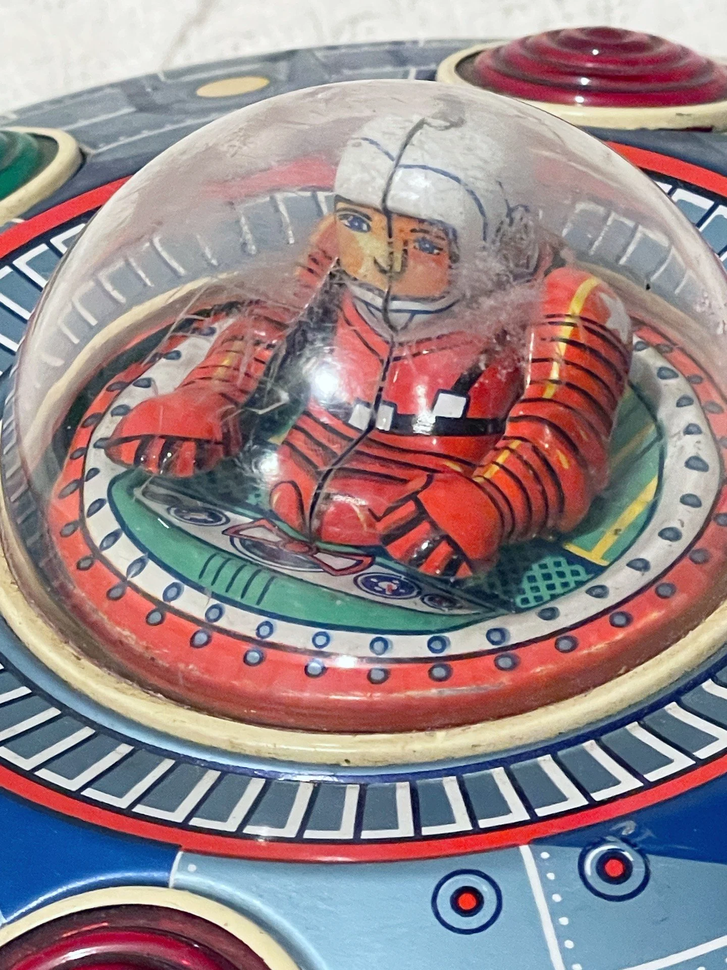 X-7 SPACE SHIP 宇宙船 Modern Toys, Japan X-7 Space Explorer Ship Batt-Op — Tobias