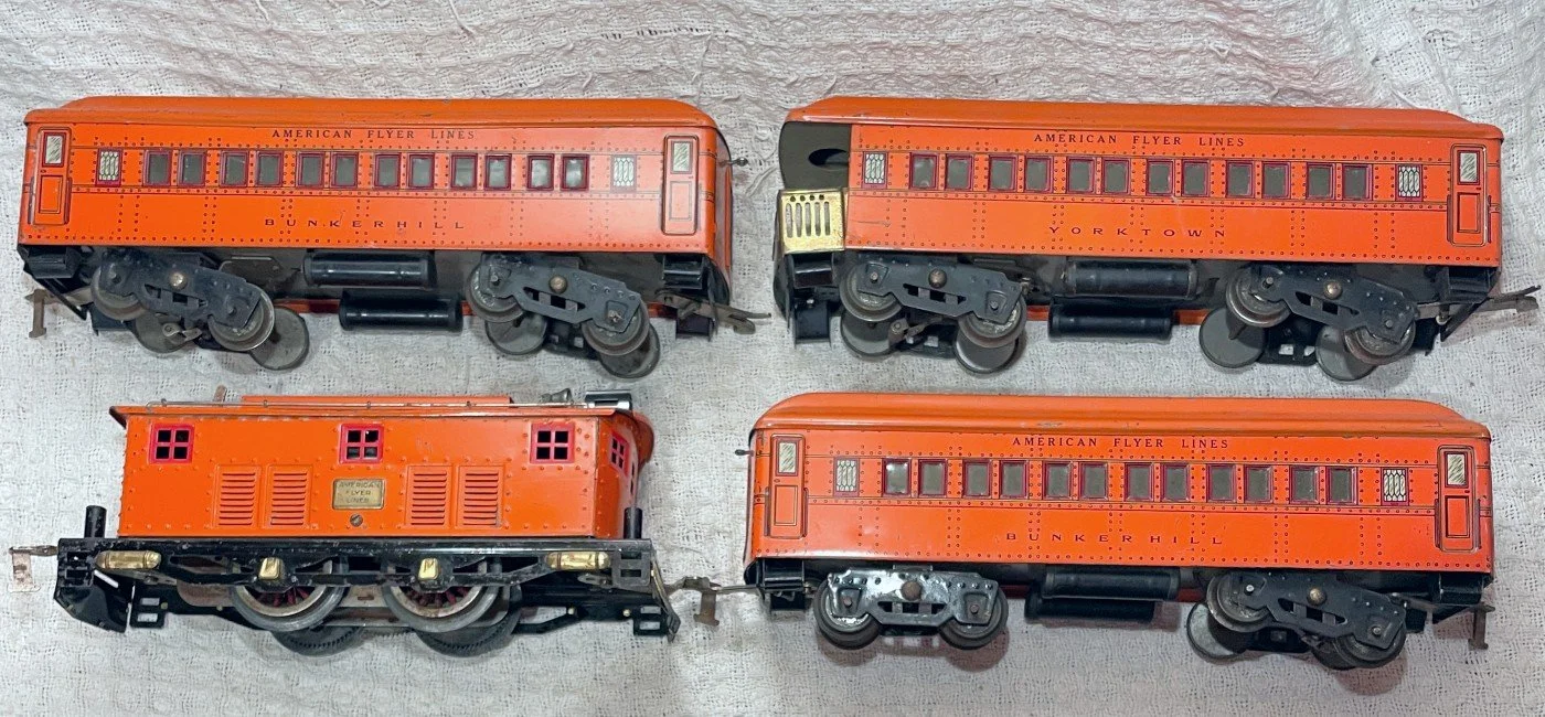 Clean 1935 American Flyer Comet Streamliner — Tobias Toys Trains