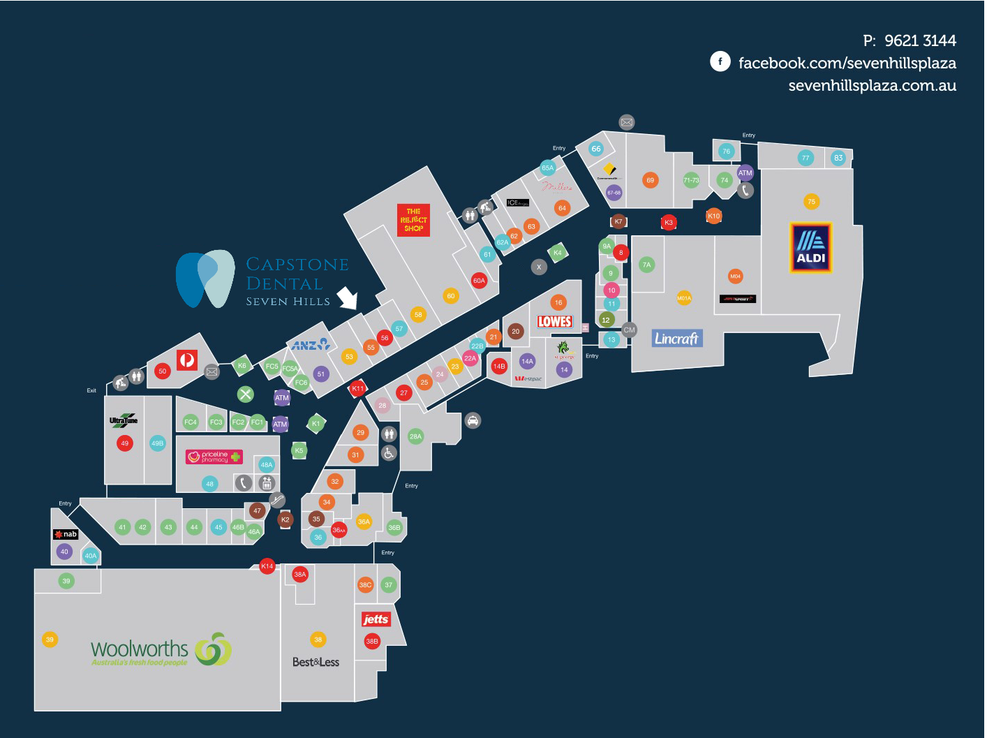 Seven Hills Plaza Map Guide