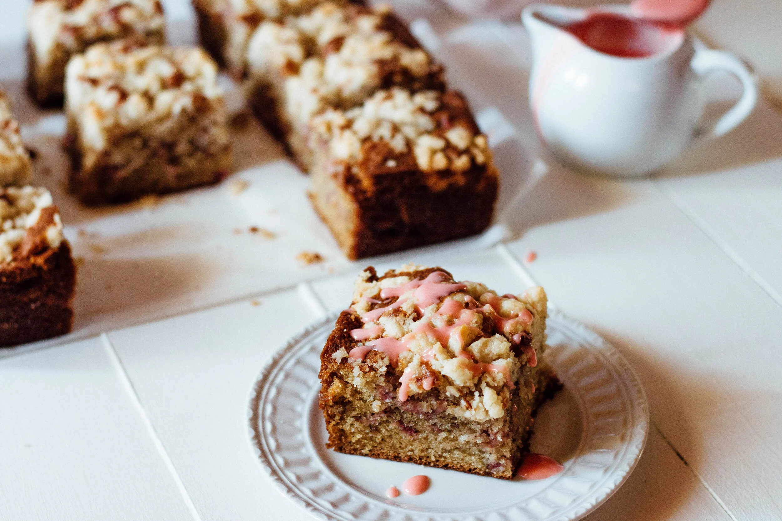  Roasted Strawberry Snack Cake