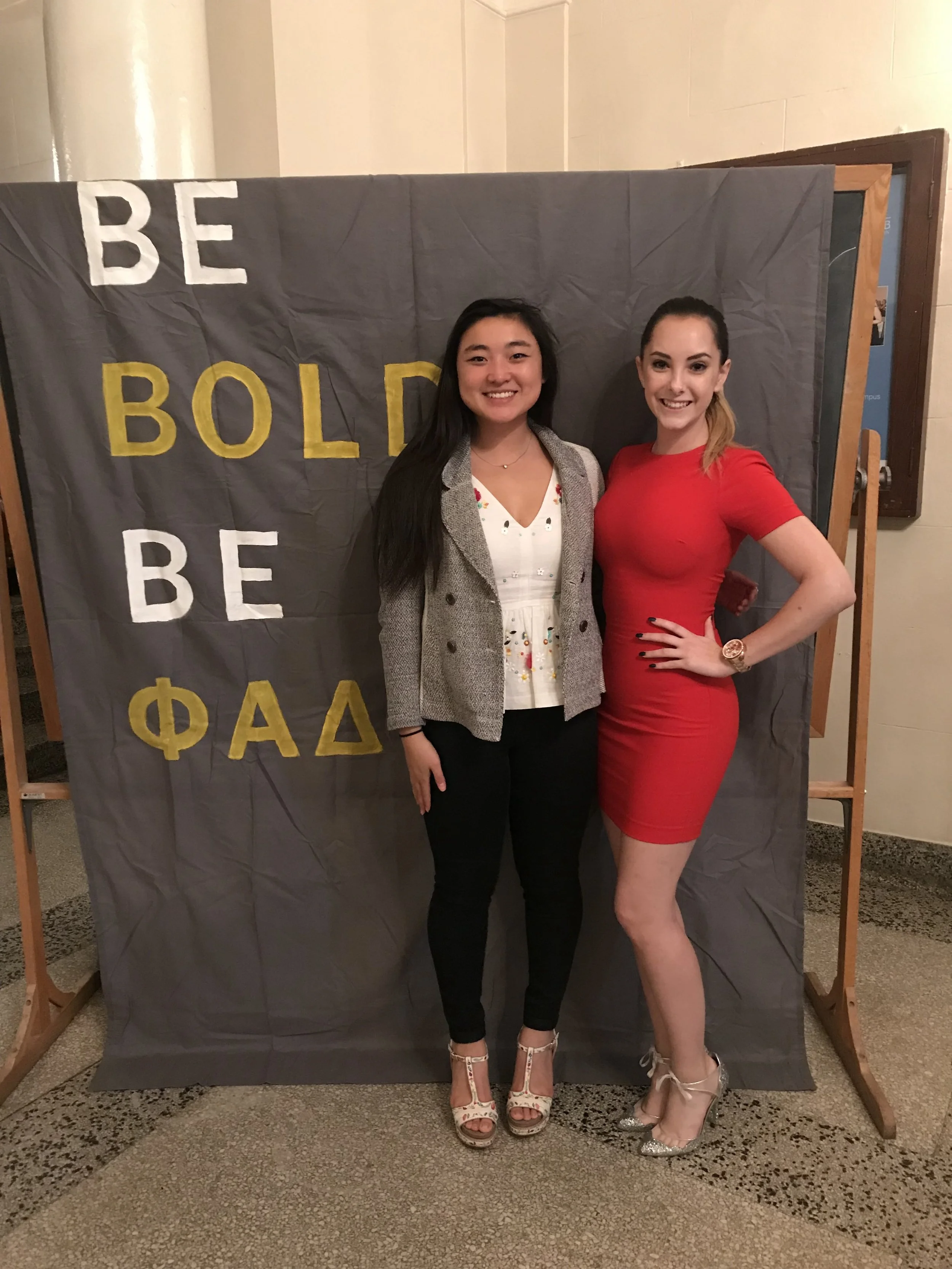 Two of our seniors, Alyssa Huang and Sydney Wolofsky, will be graduating this semester!
