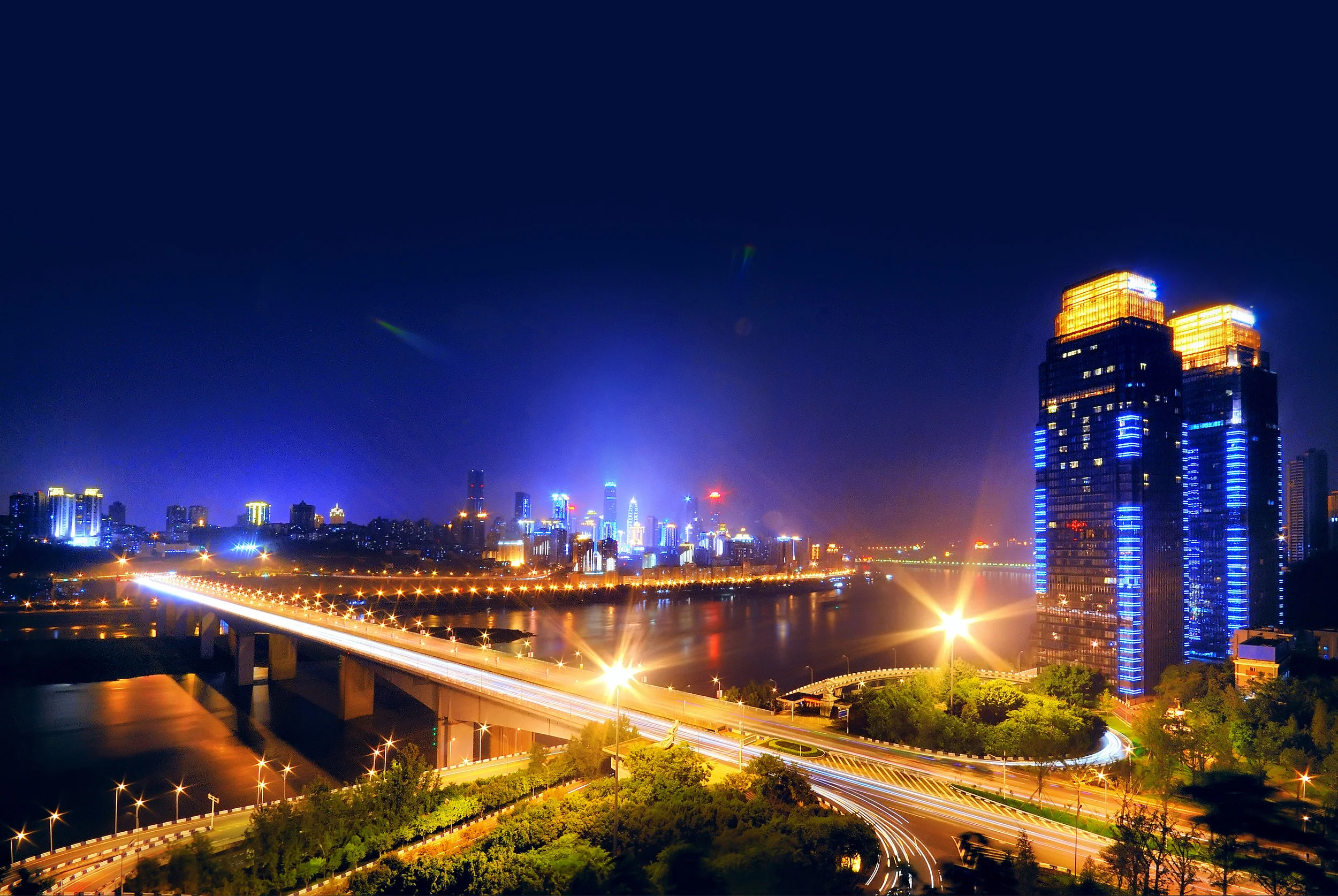 重慶麗笙世嘉酒店外觀夜景-J12.jpg