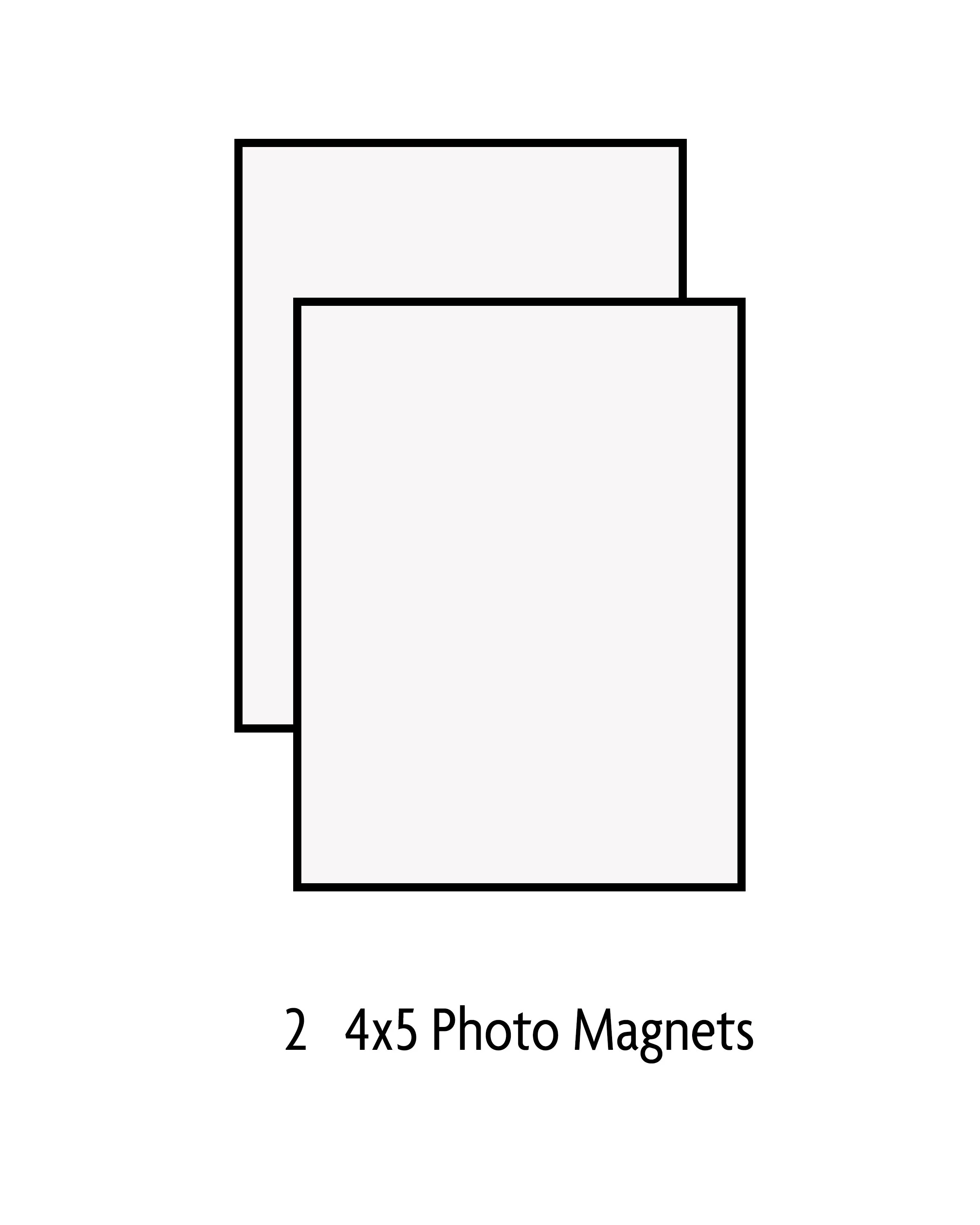 PV  2 4×5 Photo Magnets