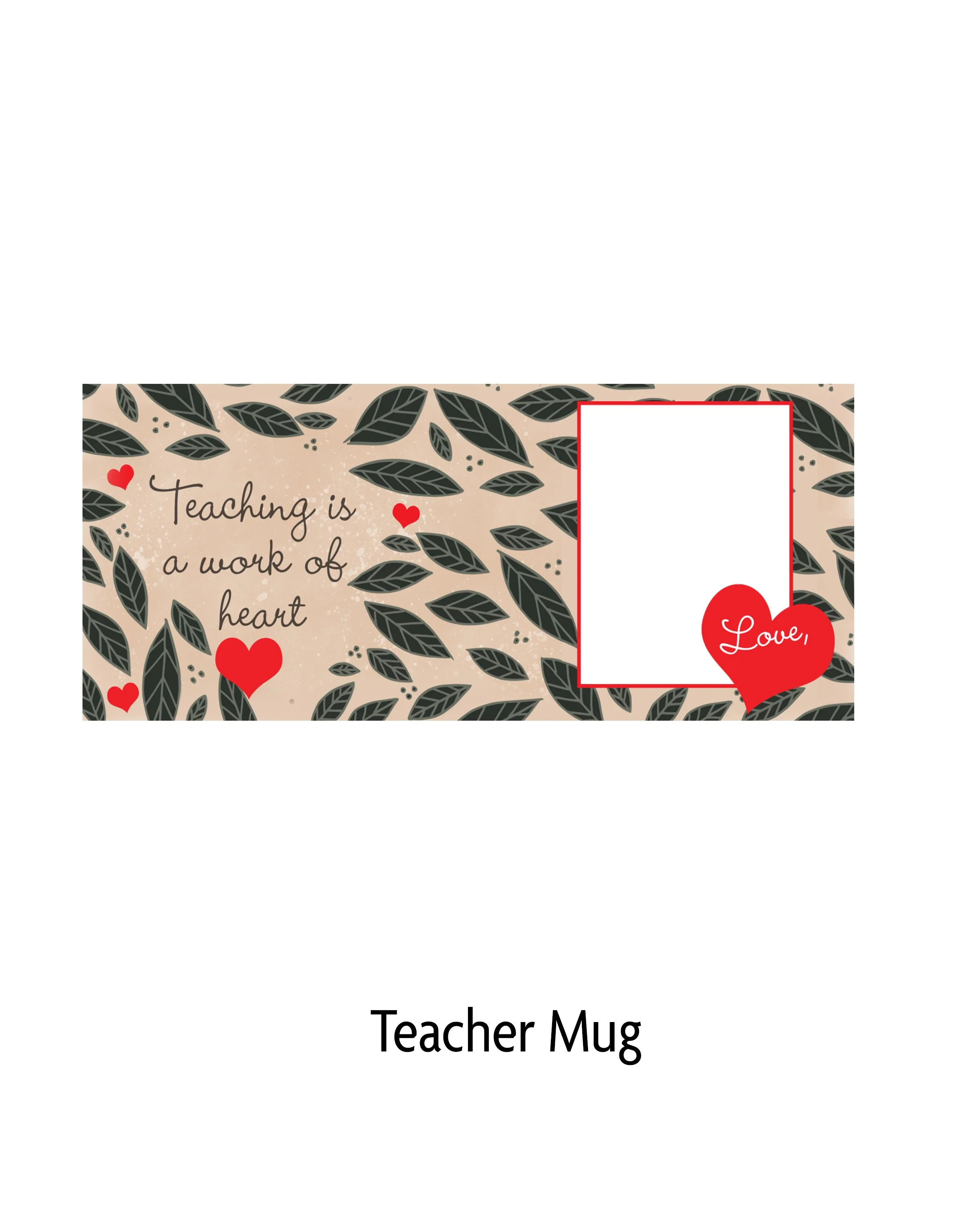 PV Custom Best Teacher Photo Mug
