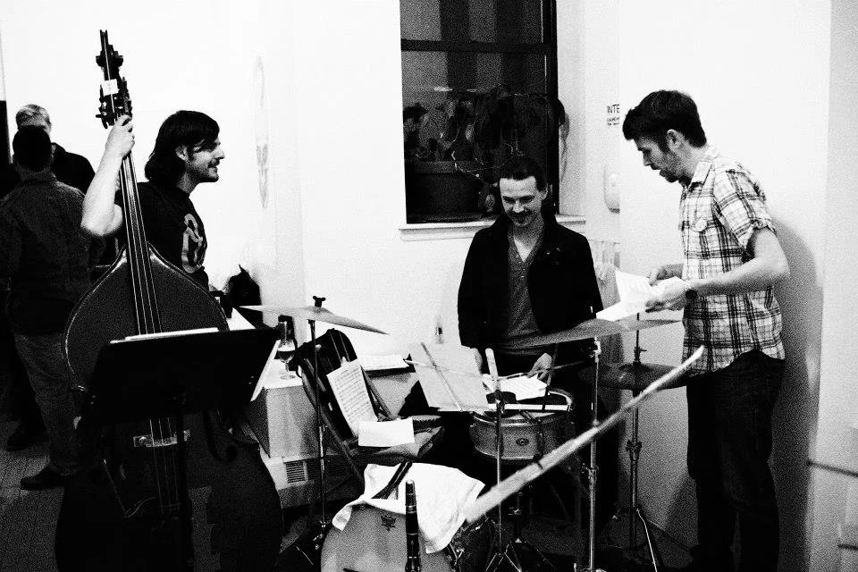 Patrick Breiner's Double Double Patrick Breiner - reeds, compositions; Adam Hopkins - bass; Flin van Hemmen -drums, and a rotating cast of cellists and bassists