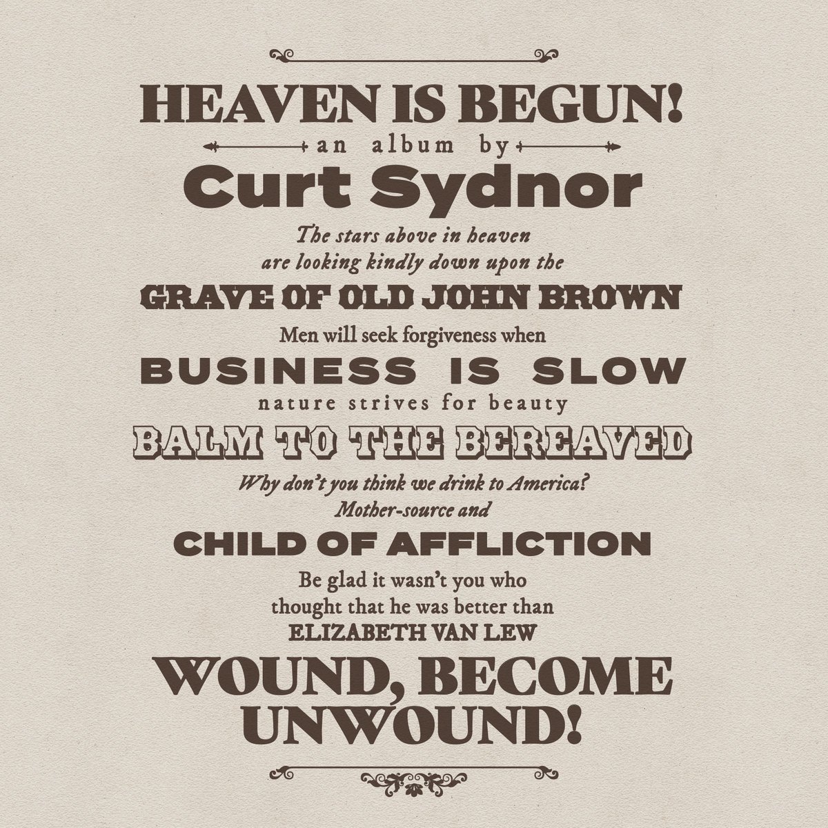 Curt Sydnor - Heaven Is Begun