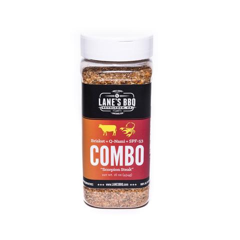 Lanes BBQ Scorpion Combo Brisket, Q Nami, SPF 53 $38.00