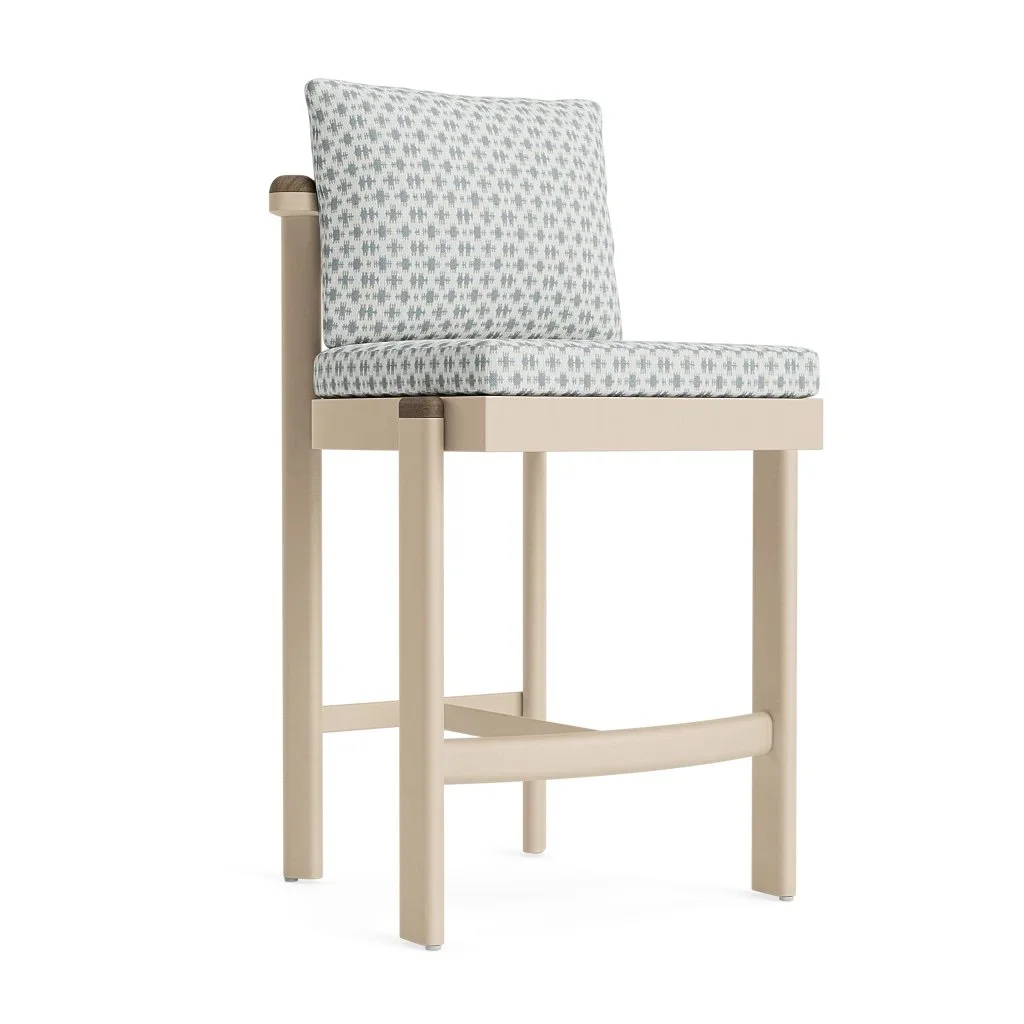 Luca Bar Stool w/Teak
