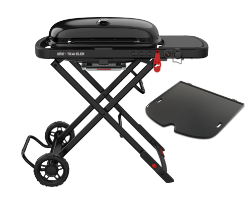 Weber - Traveler Portable GAS Grill - Stealth Edition
