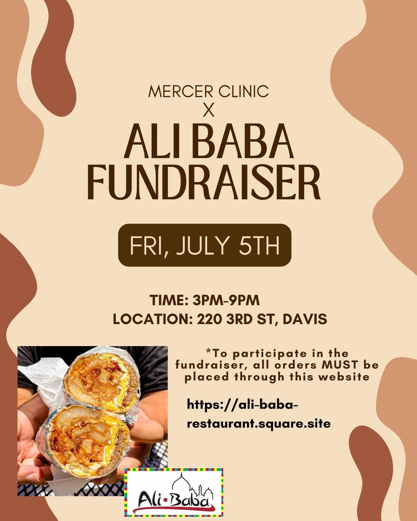 Our July&rsquo;s Fundraiser will be at Ali Baba on July 5th, Friday from 3 PM to 9 PM. Please consider supporting our student-run clinic that provides free veterinary care for the pets of the people experiencing housing insecurity in the Sacramento a