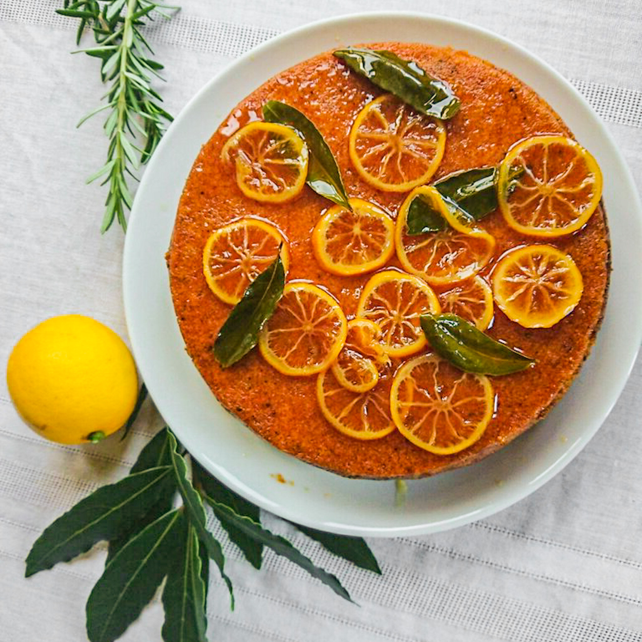 If you're looking for something fun to do this weekend, have a go at making this unique Polenta and Rosemary Cake with Honey and Bay Leaf Syrup 🍰 This cake is perfect for afternoon tea with a spoonful of @cathedralcovenaturals coconut yoghurt and a 