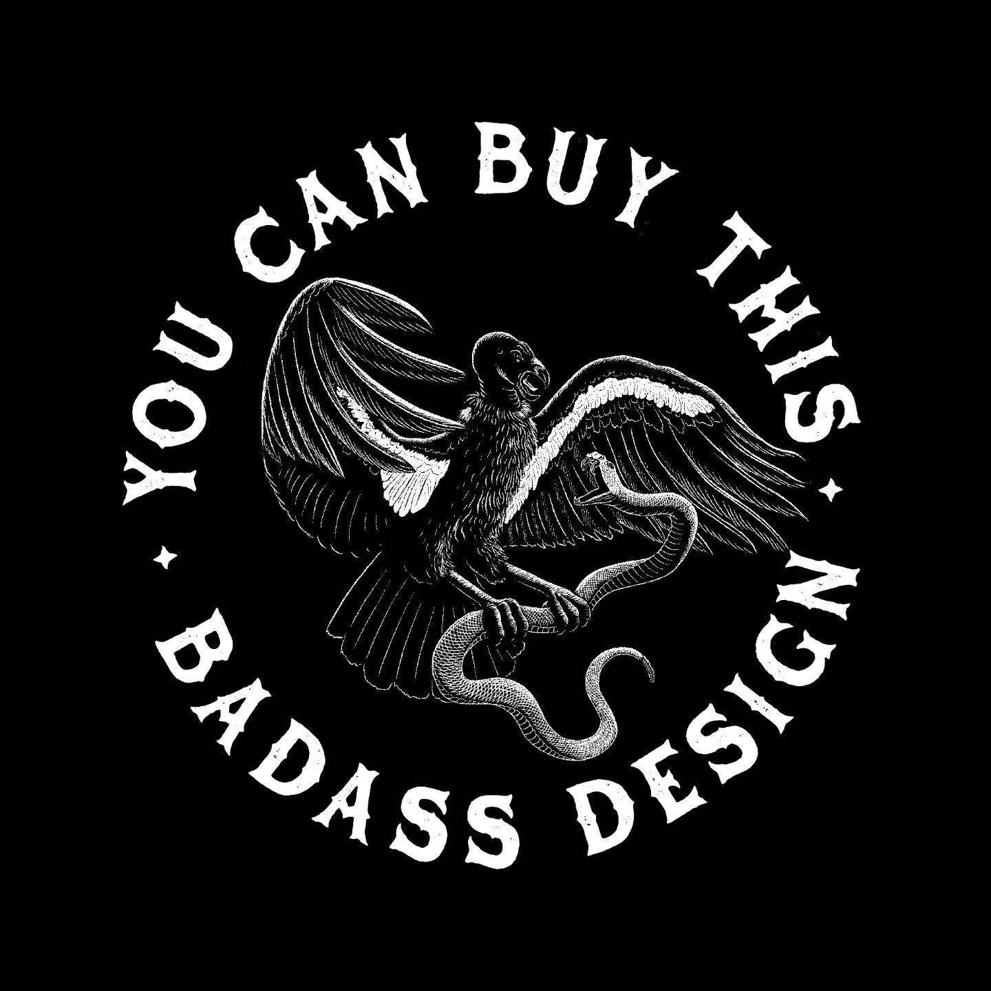 FOR SALE message for details!
.
Unused design featuring a condor fighting a rattlesnake, text can be changed. Great for a beer label, sticker, shirt graphic, etc
.
@ghosttownbrewing this would look sick on some of your merch, just sayin'!
.
.
.
#badg