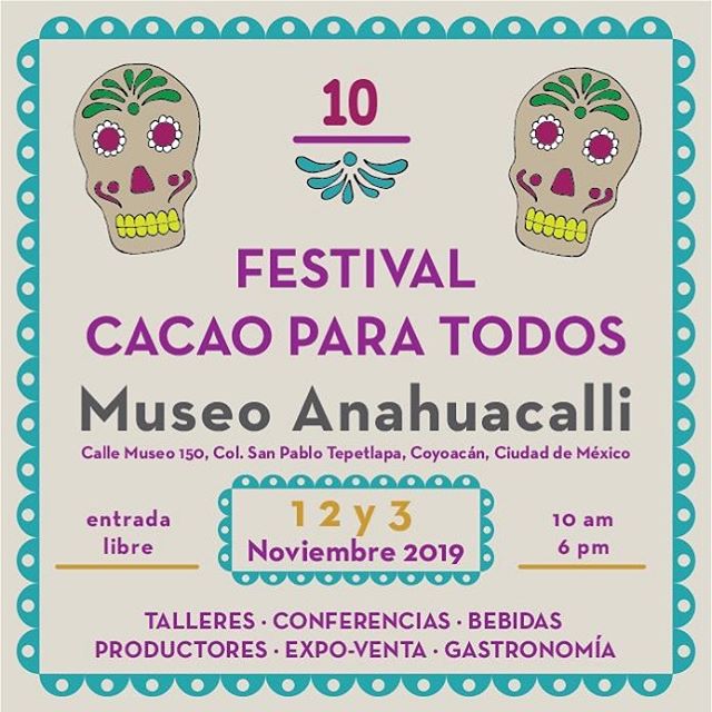 Te invitamos a celebrar nuestras tradiciones mexicanas en el Museo Anahuacalli en Coyoac&aacute;n los d&iacute;as 1, 2 y 3 de Noviembre. No te pierdas la oportunidad de celebrar el D&iacute;a de Muertos degustando nuestros productos artesanales hecho
