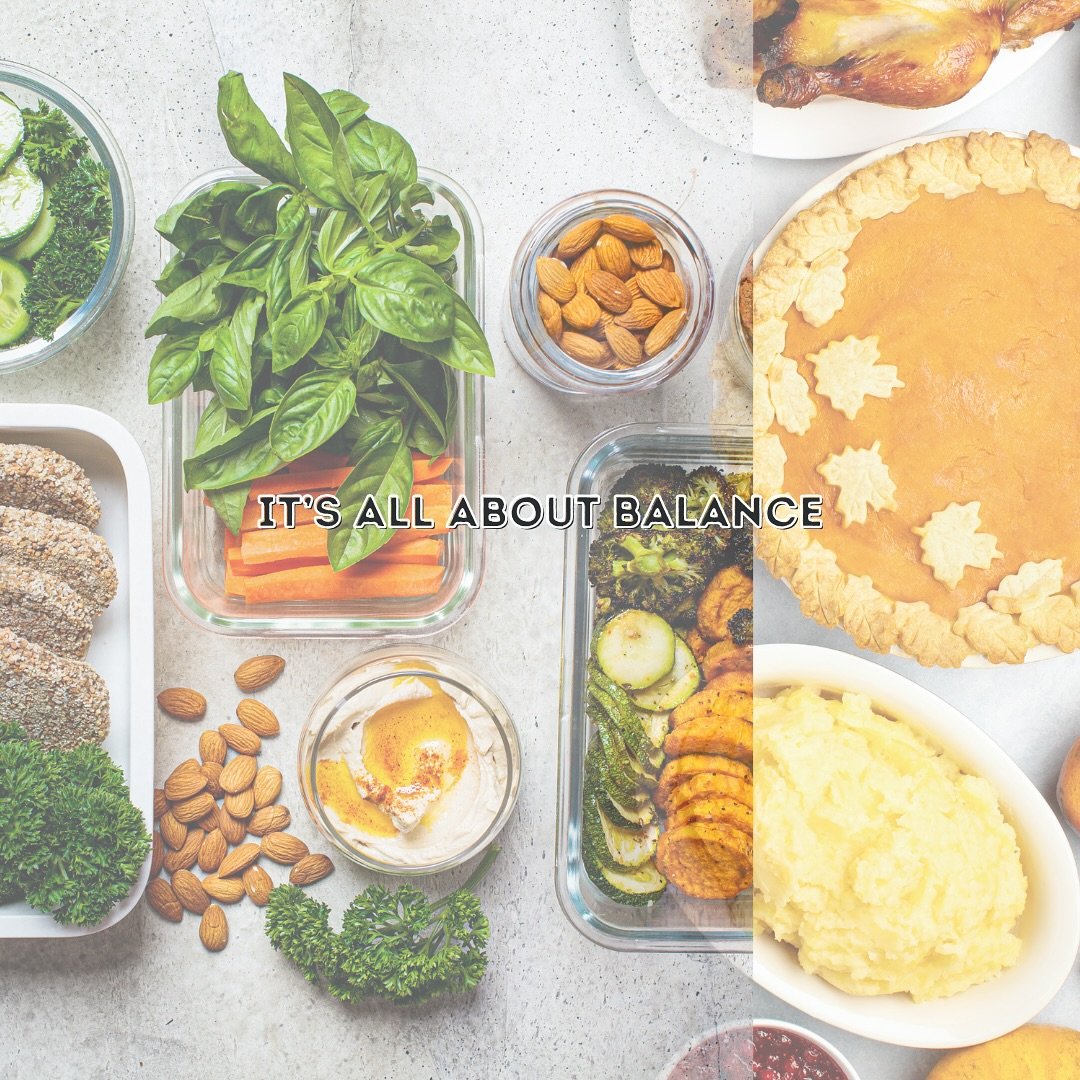You will not lose your abs or gain weight after a few days of holiday eating 🍰

What will make those things happen is if you eat that way ALL THE TIME

We like to preach consistency &gt; perfection applied as the 80/20 Rule

80% of the time your mea