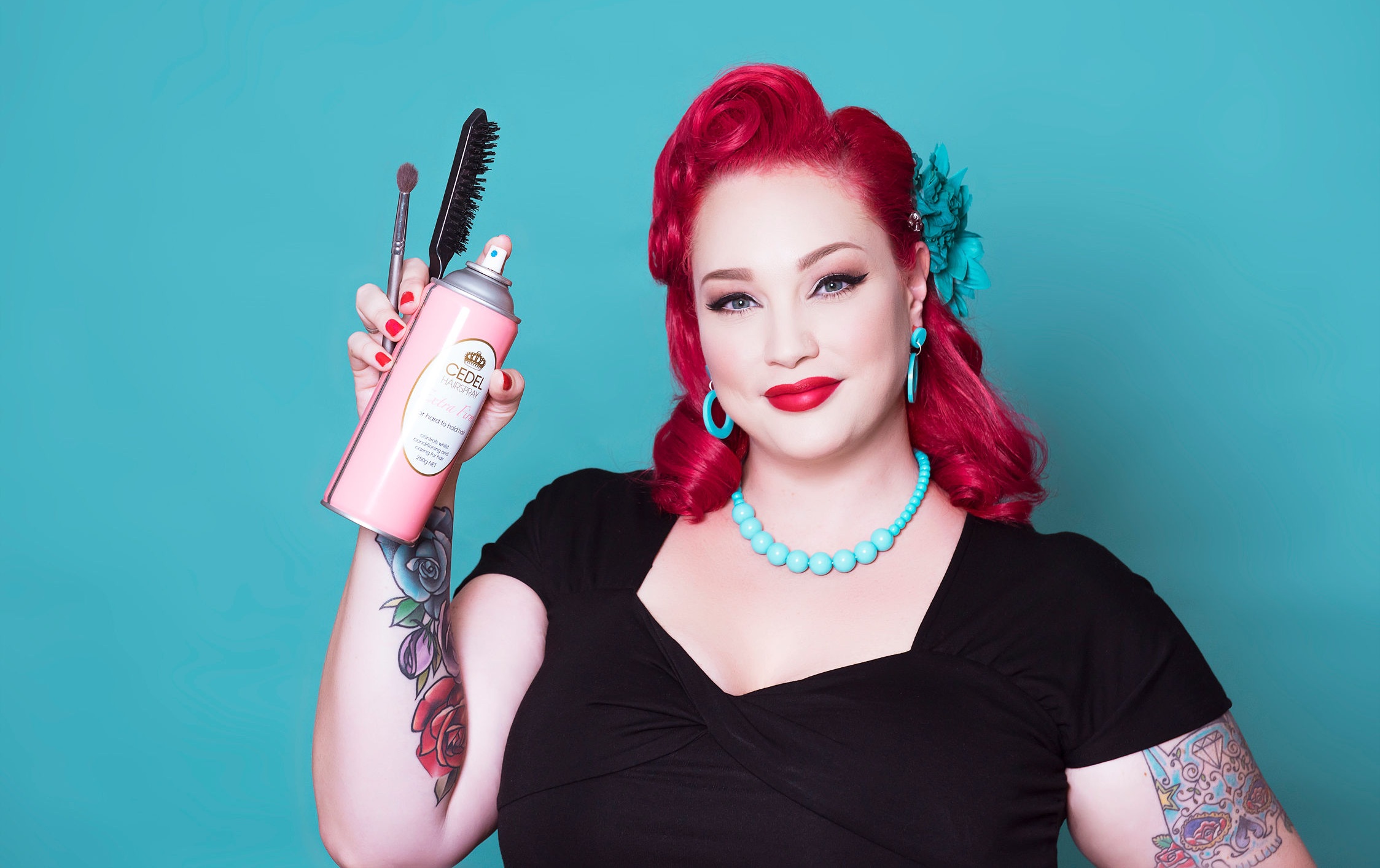 Spiksplinternieuw Vintage Pin Up Makeup And Hair | Saubhaya Makeup VV-61