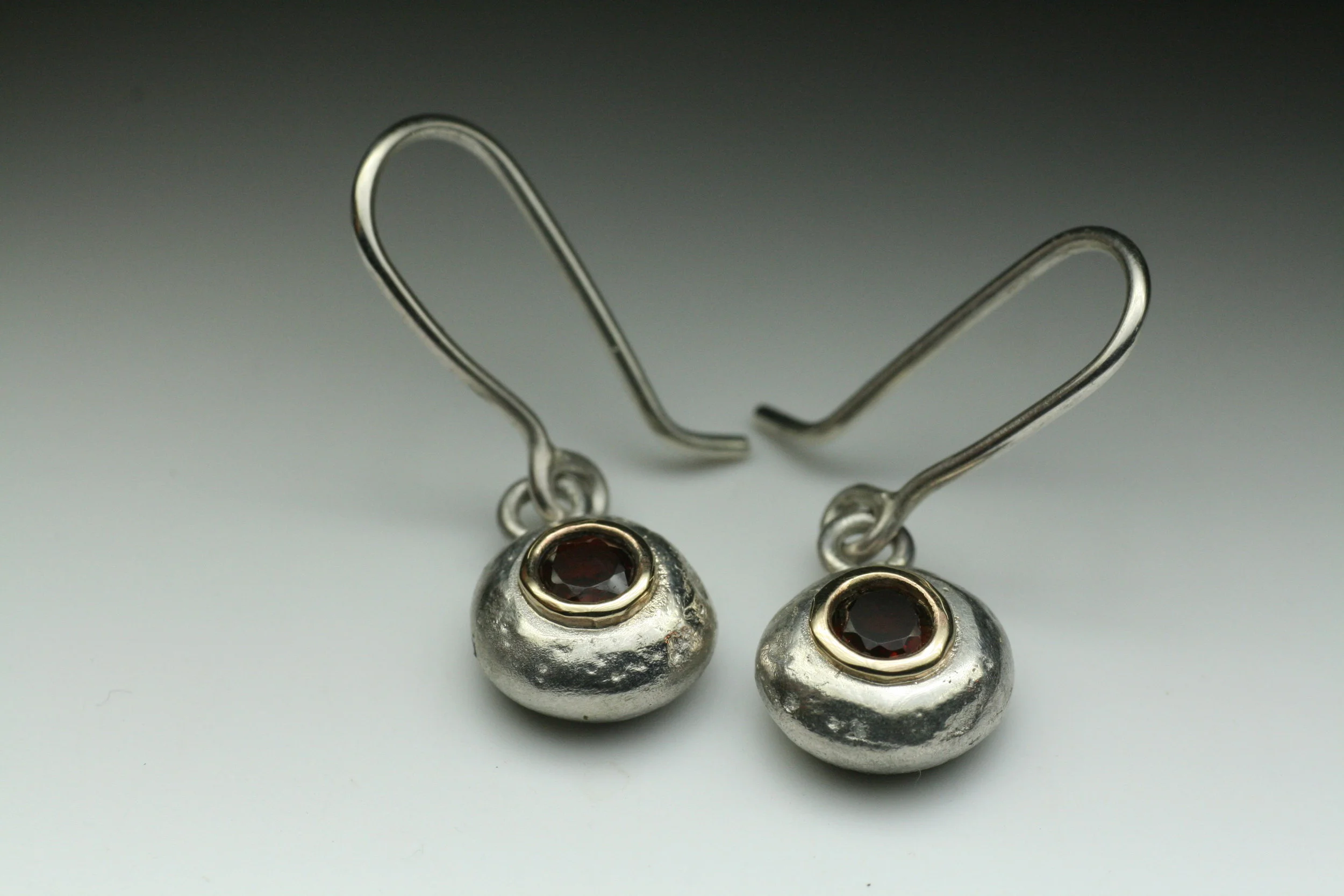 Button Earrings