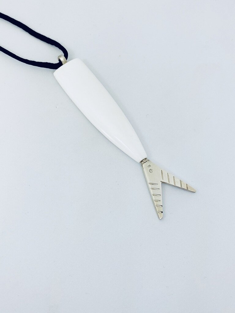 1/2 Herring Pendant